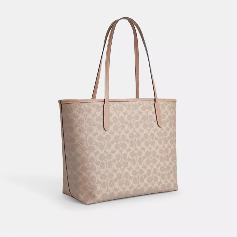 Сумка COACH City Tote Bag In Signature Canvas