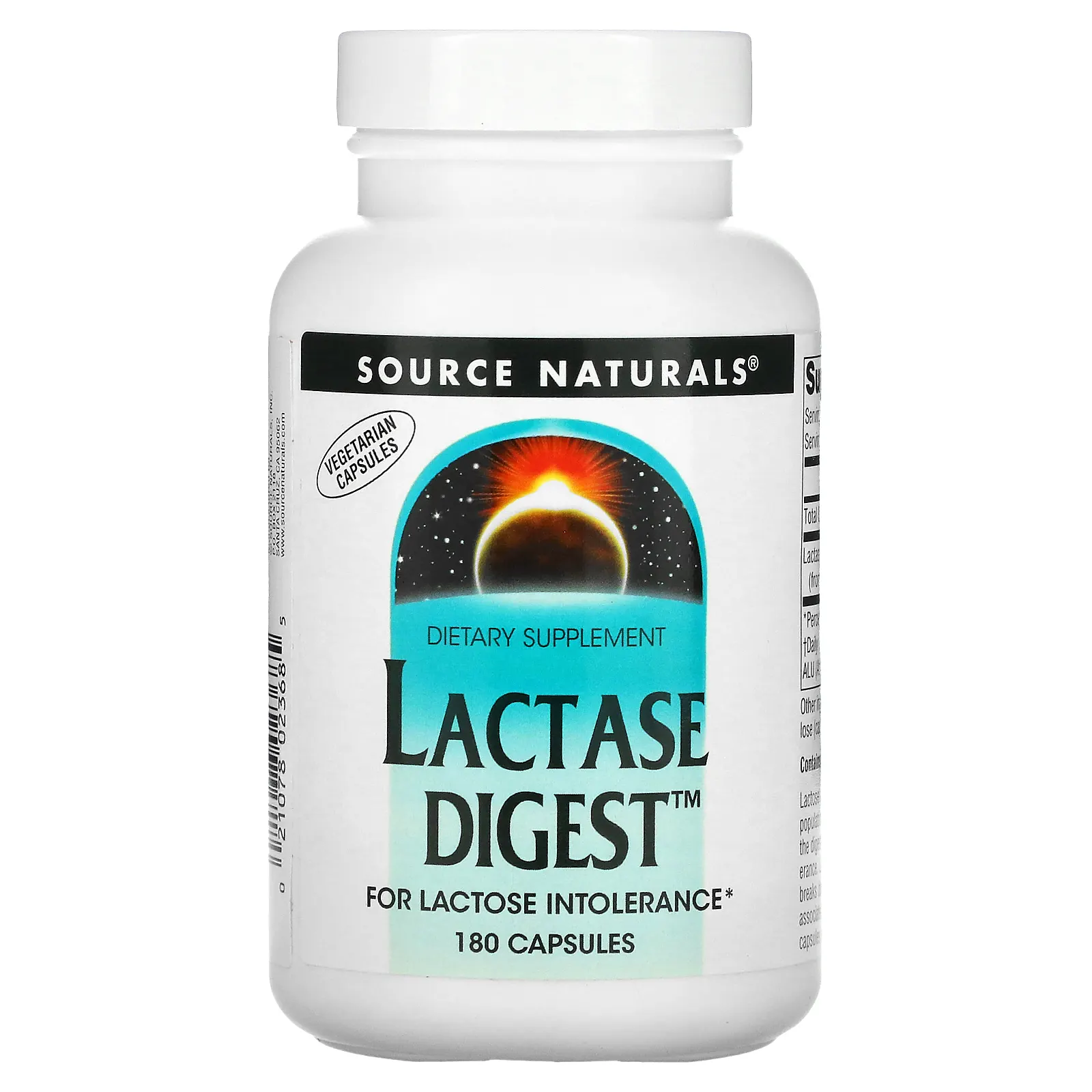 Source Naturals, Lactase Digest, 180 капсул
