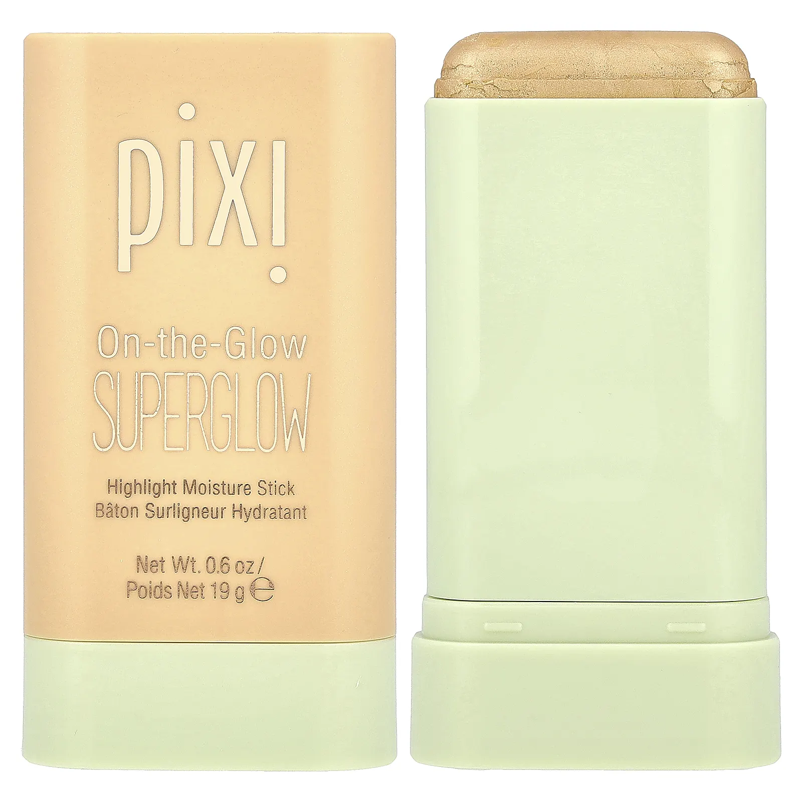 Pixi Beauty, On-The-Glow SuperGlow, увлажняющий стик, с позолоченным золотом, 19 г (0,6 унции)