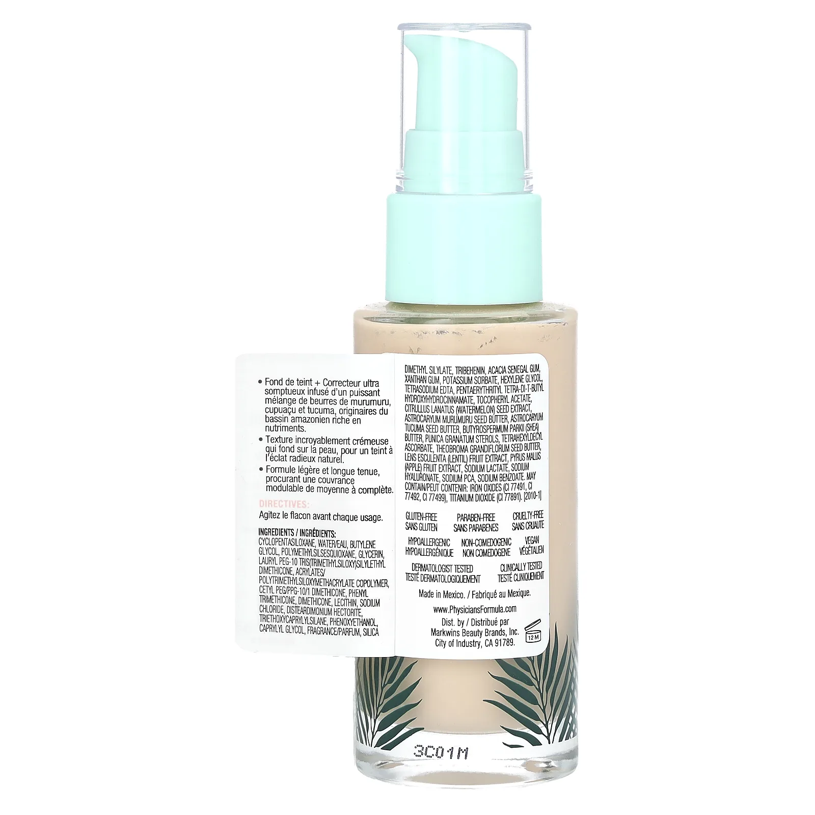 Physicians Formula, Butter Believe It, тональная основа + консилер, светлая, 1 fl. унция $ 12.99 (1 жидк. унция)