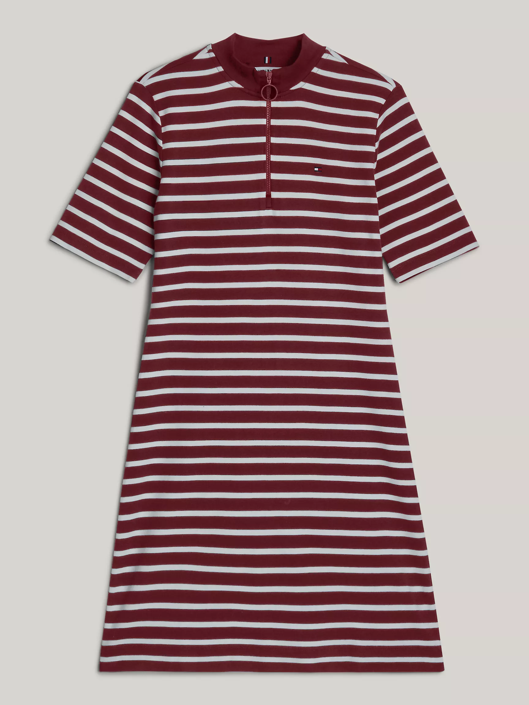 Женское платье Tommy Hilfiger, Приталенное платье силуэта shift с высоким воротником