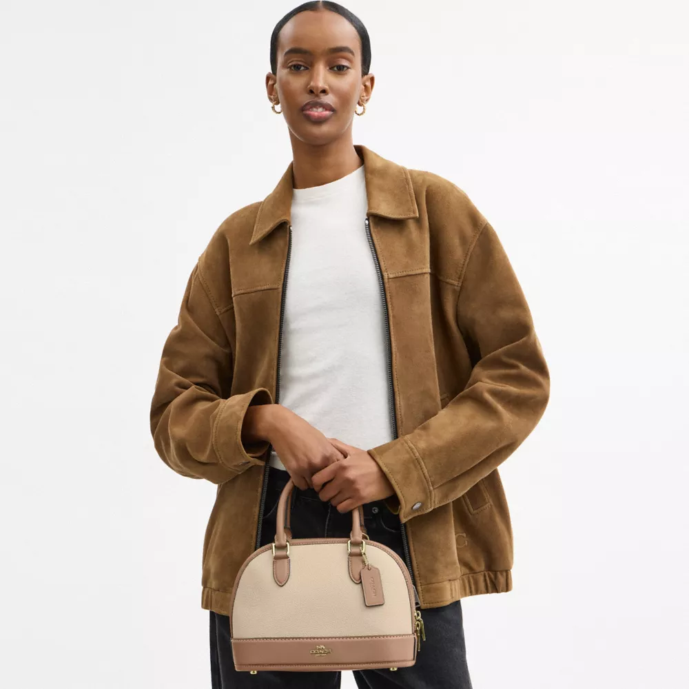 Сумка COACH Sabrina Satchel Bag In Colorblock