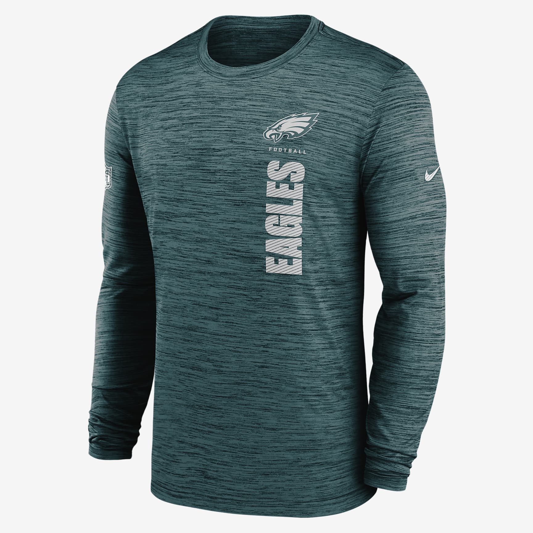 Philadelphia Eagles Sideline Velocity Men's Nike Dri-FIT NFL Long-Sleeve T-Shirt