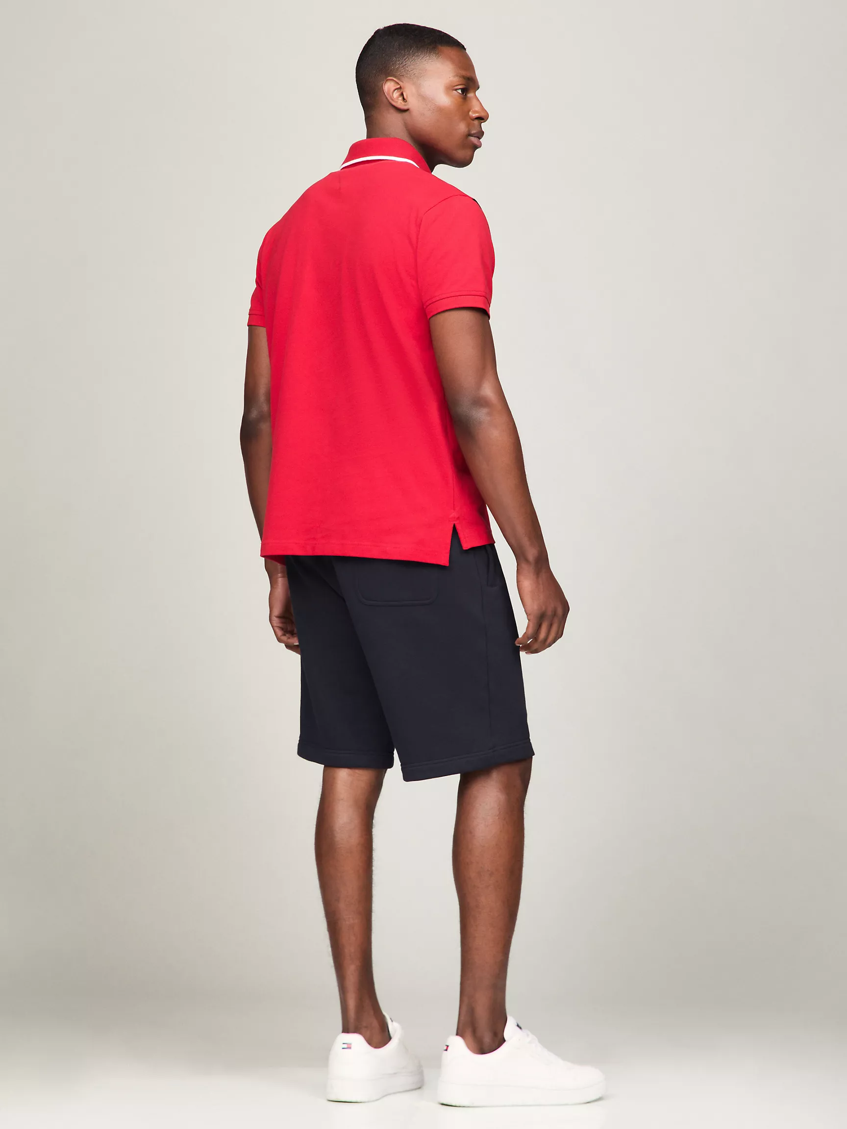 Мужское поло Tommy Hilfiger, Стандартное поло с полосками в стиле Banner