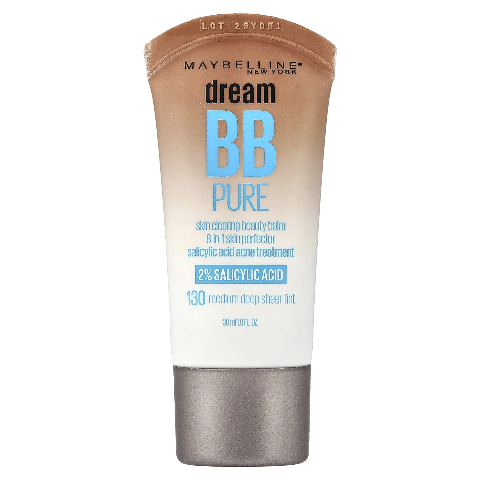 Maybelline, Dream BB Pure, очищающий бальзам для кожи, оттенок 130, темно-прозрачный, 30 мл (1 жидк. унция)