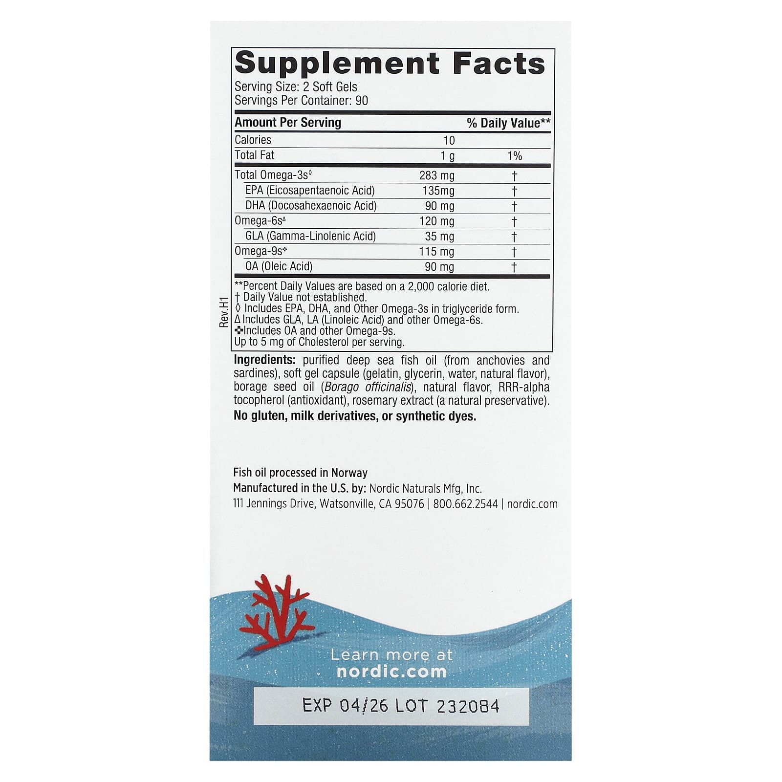 Nordic Naturals, Complete Omega Junior, для детей от 6 до 12 лет, лимон, 180 мини-капсул