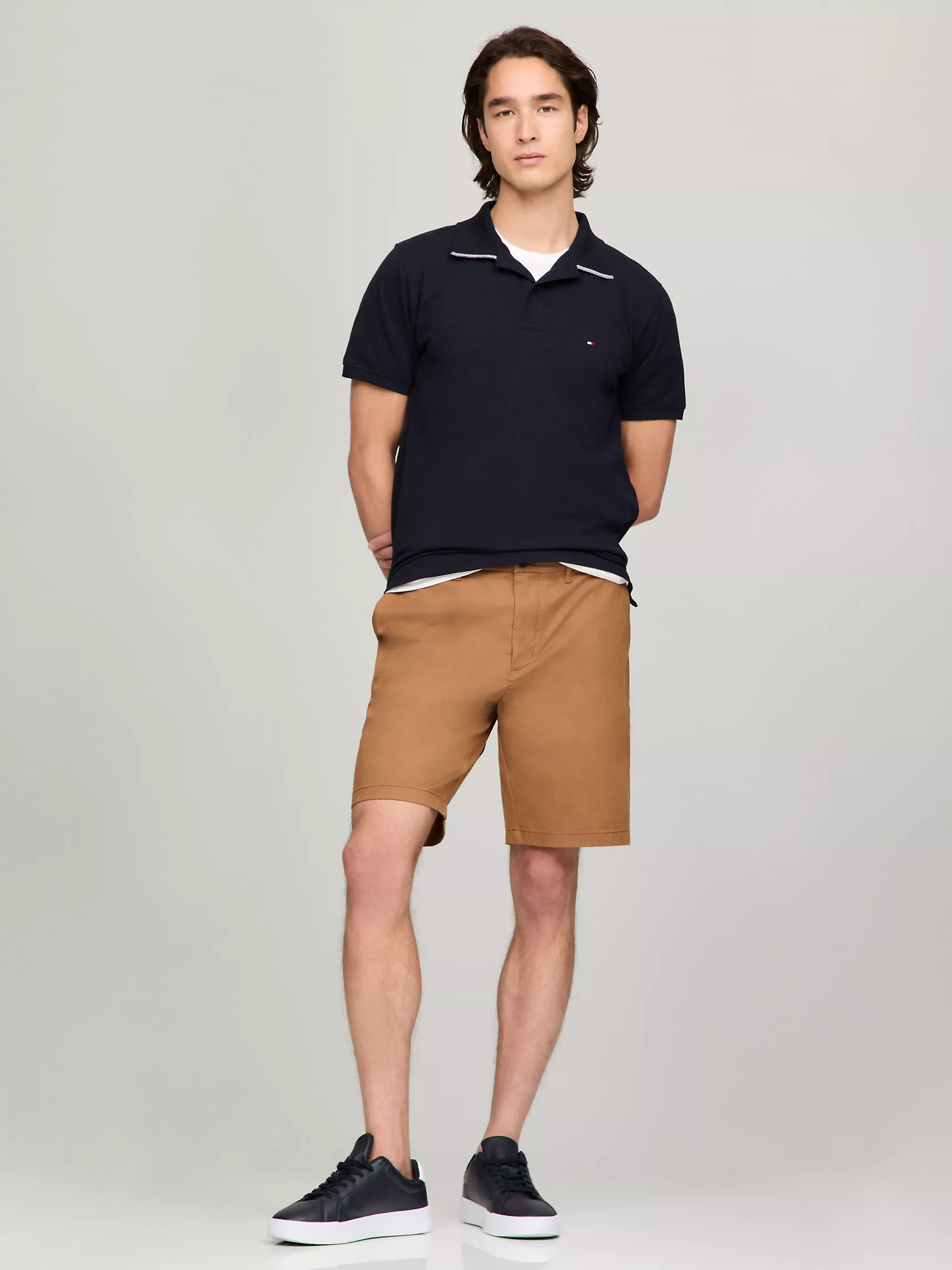 Мужское поло Tommy Hilfiger, Поло стандартного кроя с контрастной отделкой под воротником