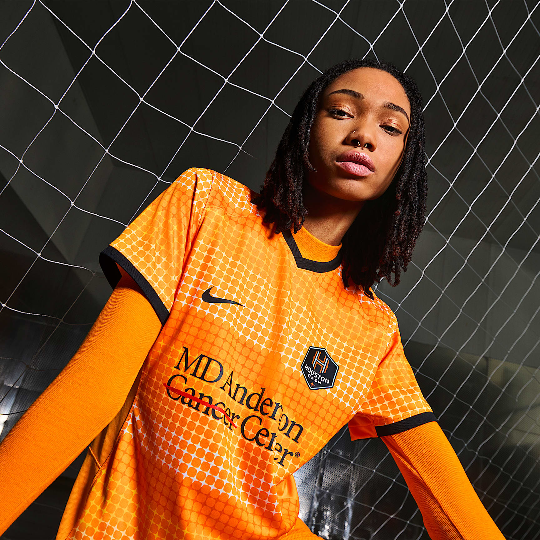 Houston Dash 2024 Stadium Primary Women's Nike Dri-FIT NWSL Replica Jersey