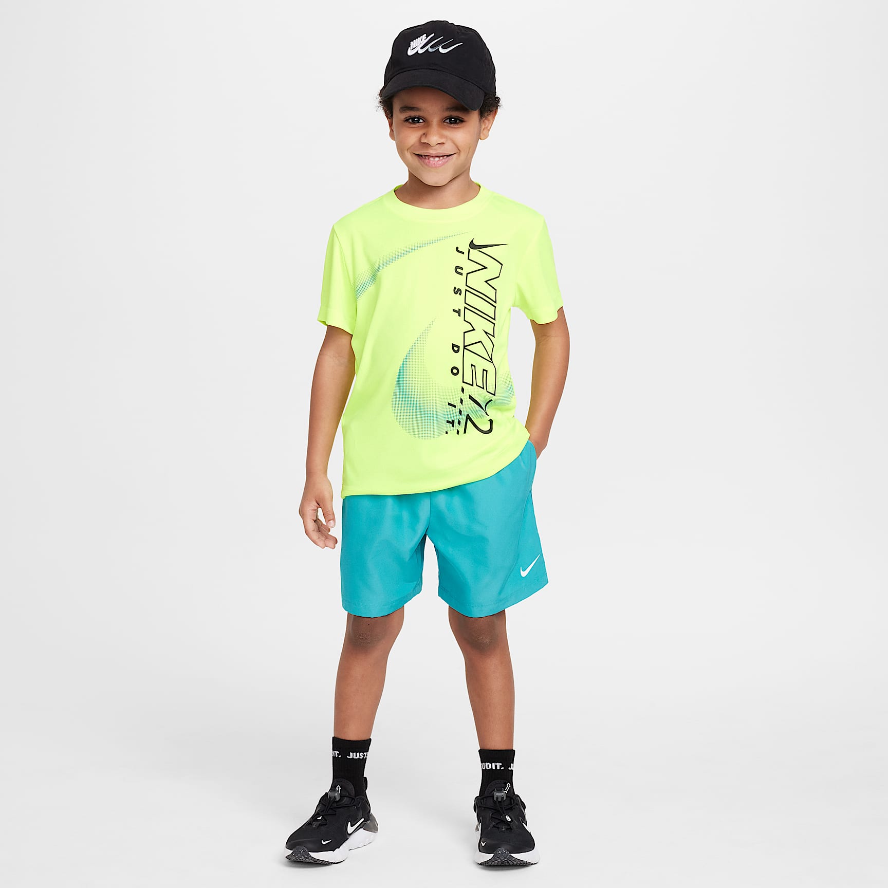 Nike Dri-FIT Little Kids' Icon Woven Shorts