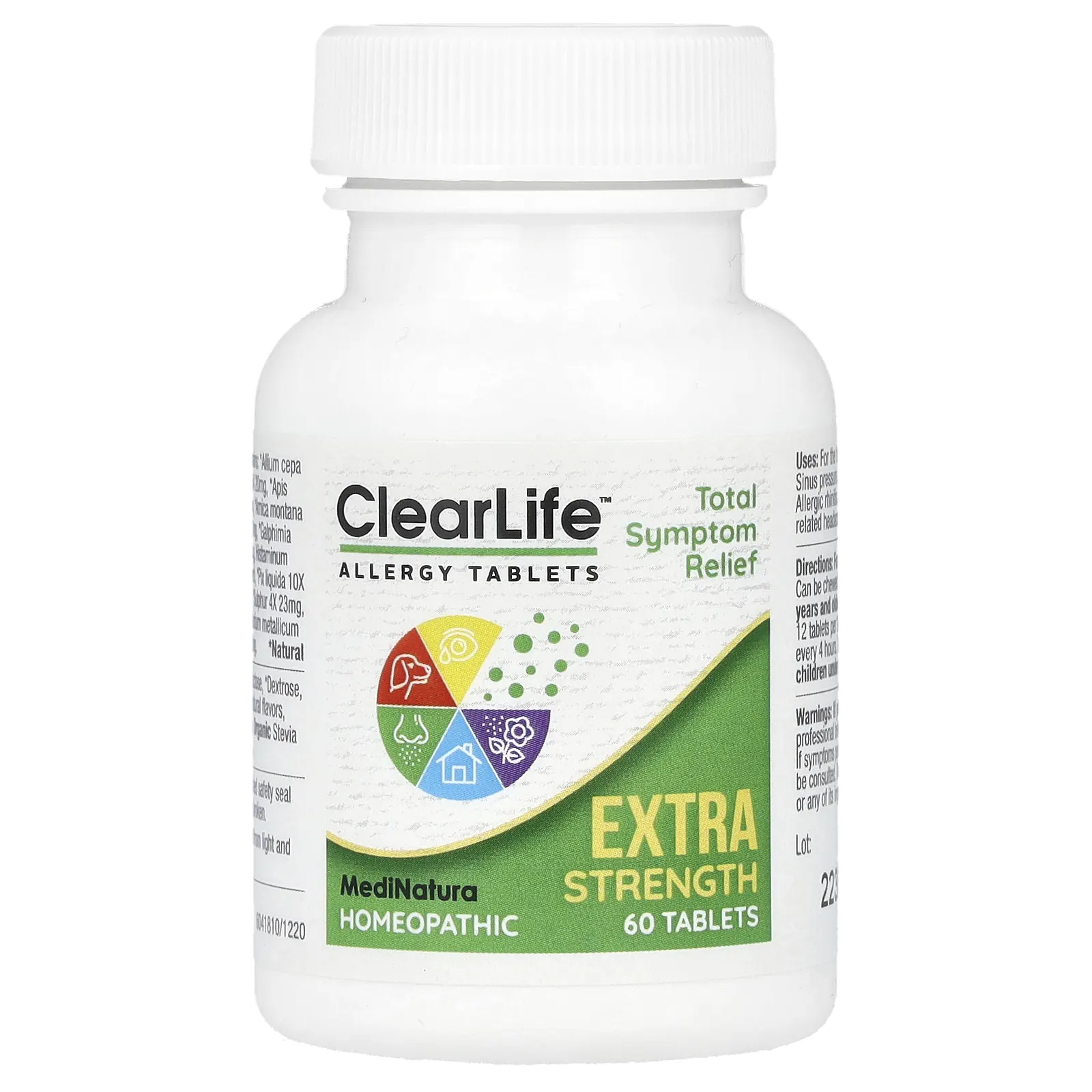 MediNatura, ClearLife, таблетки против аллергии с повышенной силой действия, 60 таблеток