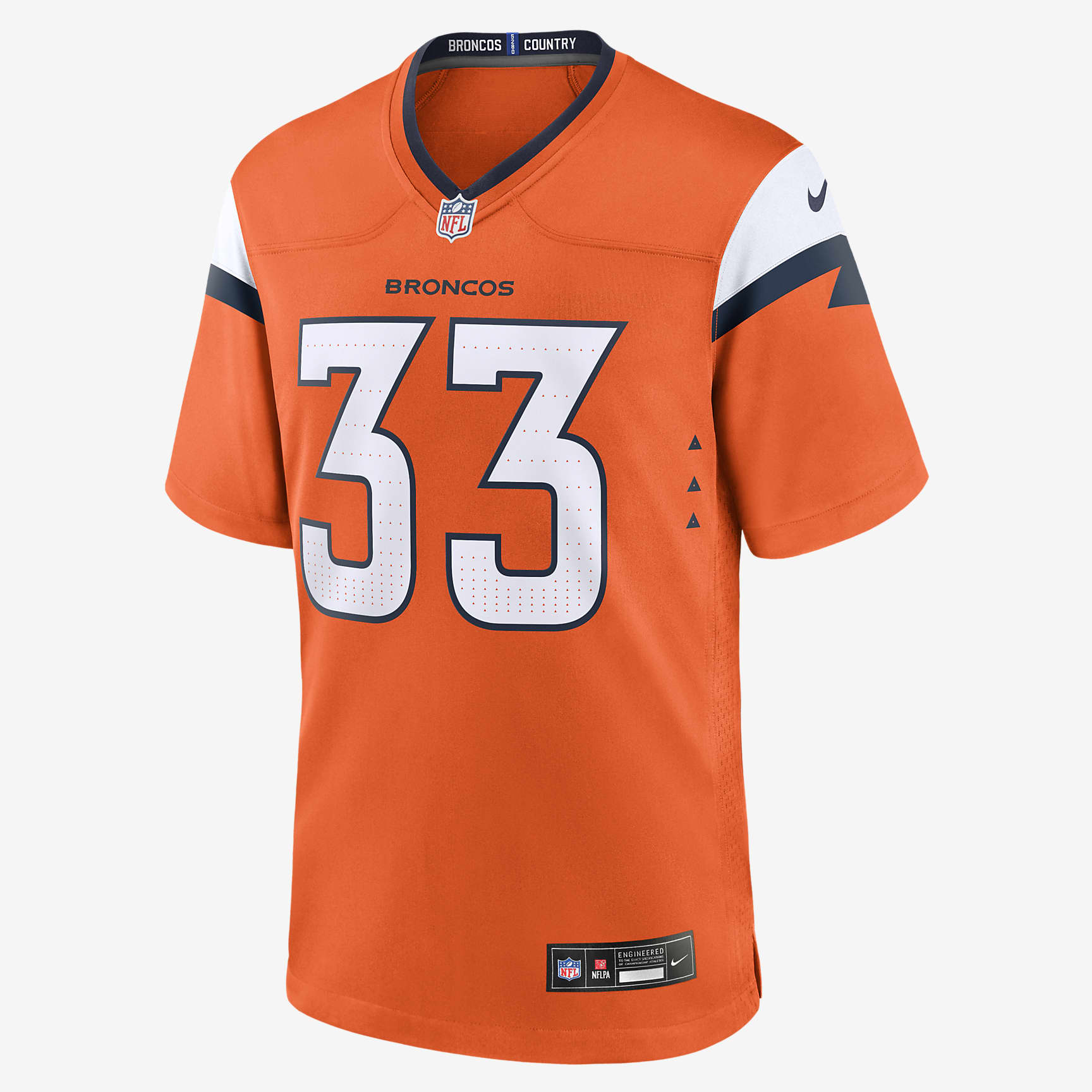 Javonte Williams Denver Broncos Men's Nike NFL Game Football Jersey