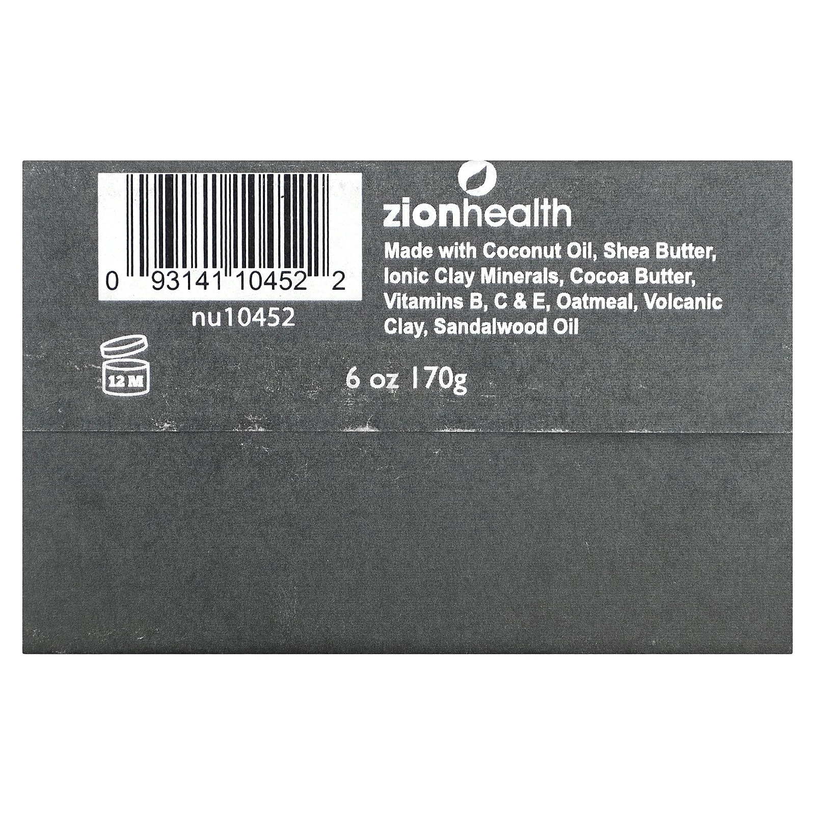 Zion Health, Шампунь для волос Ancient Clay, сандаловое дерево, 70 г (6 унций)