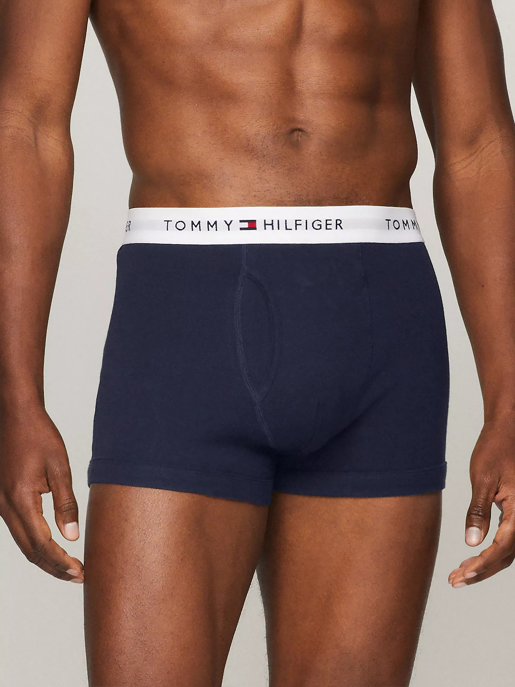 Мужское нижнее белье Tommy Hilfiger, Классические хлопковые трусы-боксёры (набор 3 шт.)