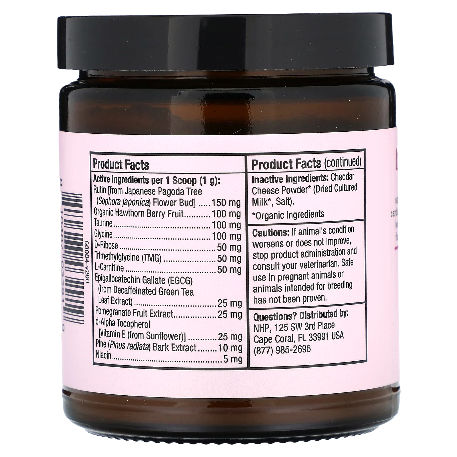 Dr. Mercola, Bark & Whiskers, добавка для здоровья сердца, для собак и кошек, 90 г (3,17 унции)