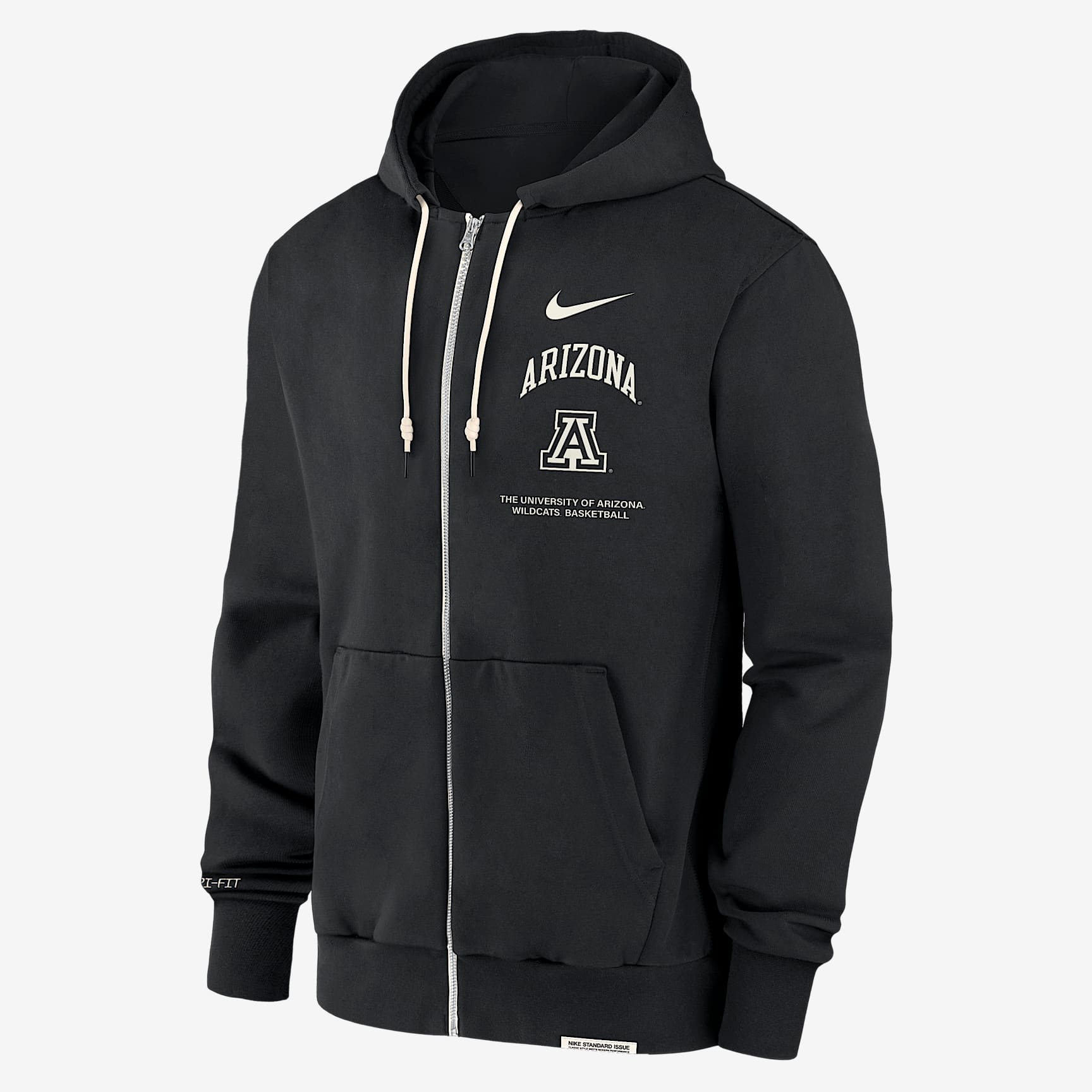 Arizona Wildcats On-Court Basketball Men’s Nike Dri-FIT College Full-Zip Hoodie