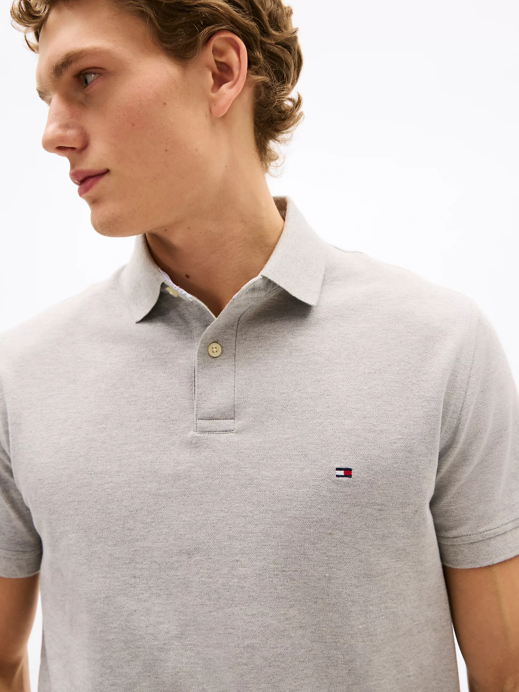 Мужское поло Tommy Hilfiger, Эластичное поло стандартного кроя Tommy