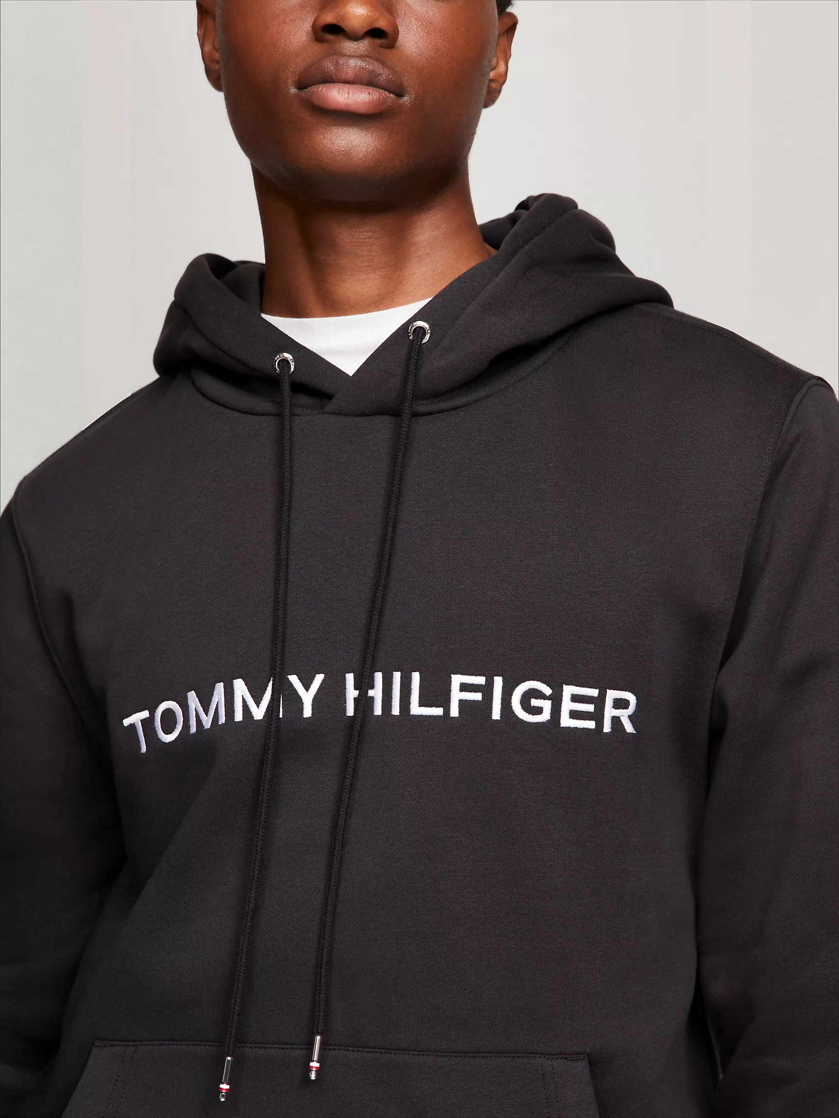 Мужское худи Tommy Hilfiger, Худи с вышитым логотипом Tommy Icon