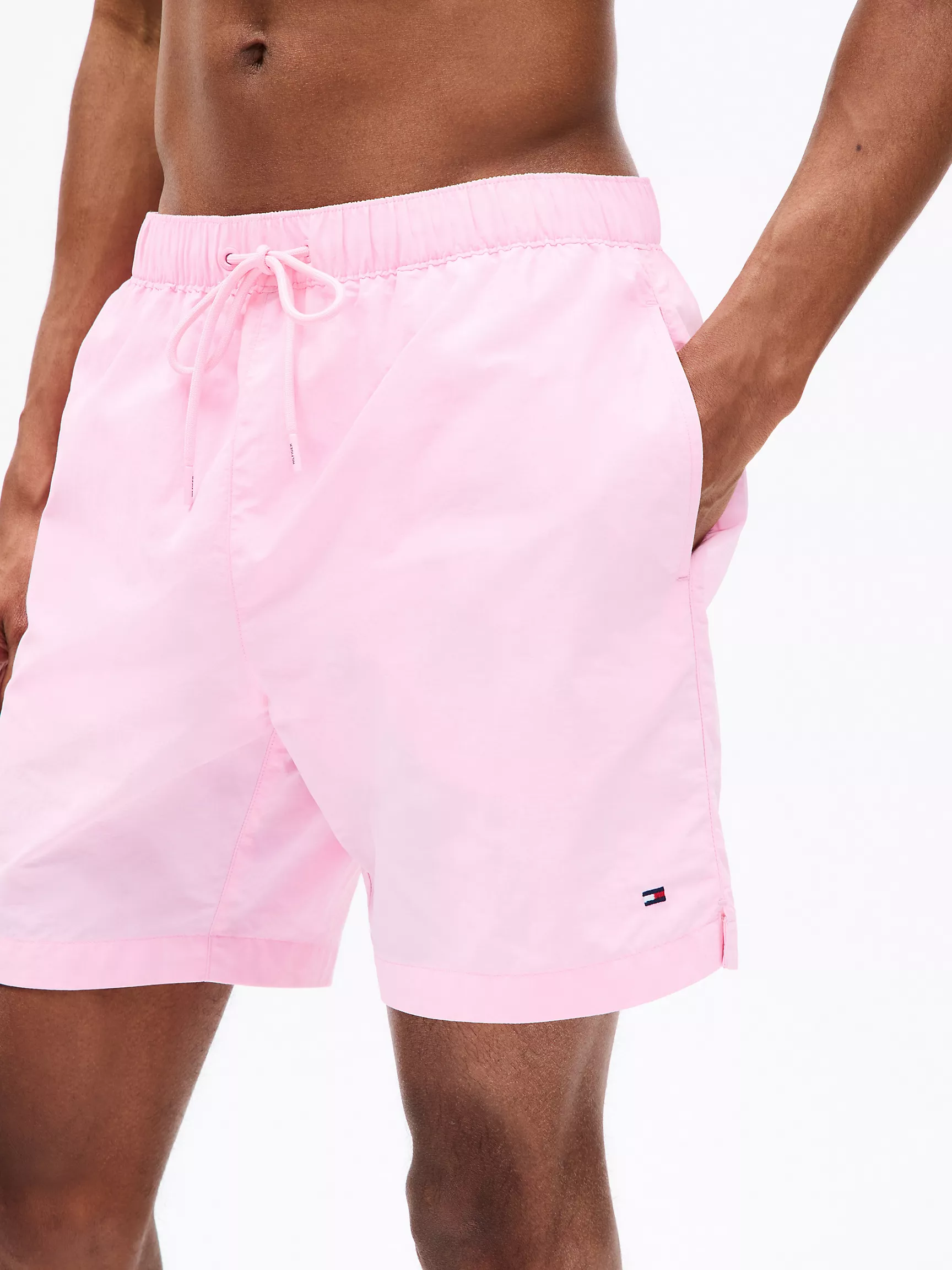 Мужские купальники Tommy Hilfiger, Однотонные плавательные шорты (7 дюймов)