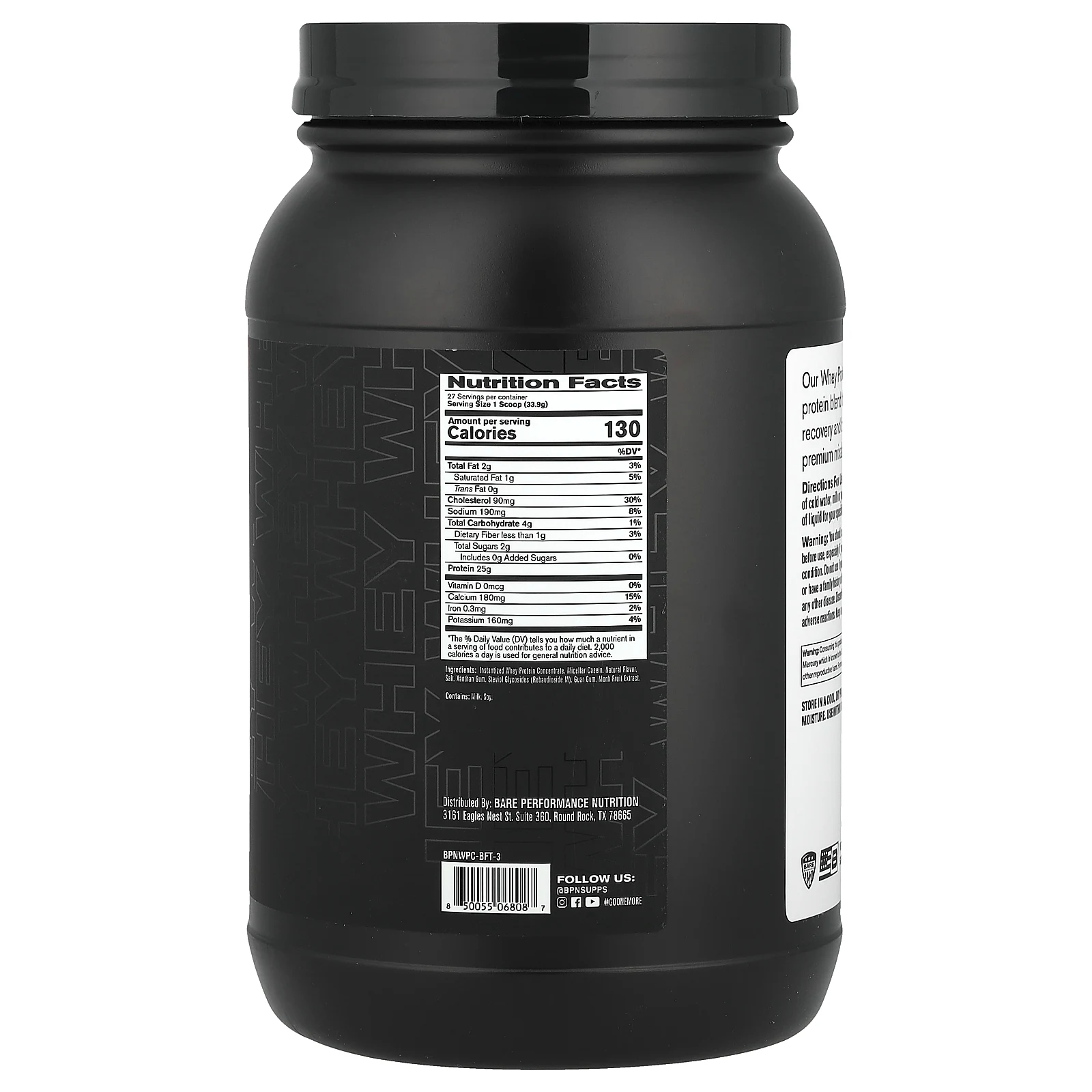 BPN, Сывороточный протеин, банановые французские тосты, 915 г (2 фунта)