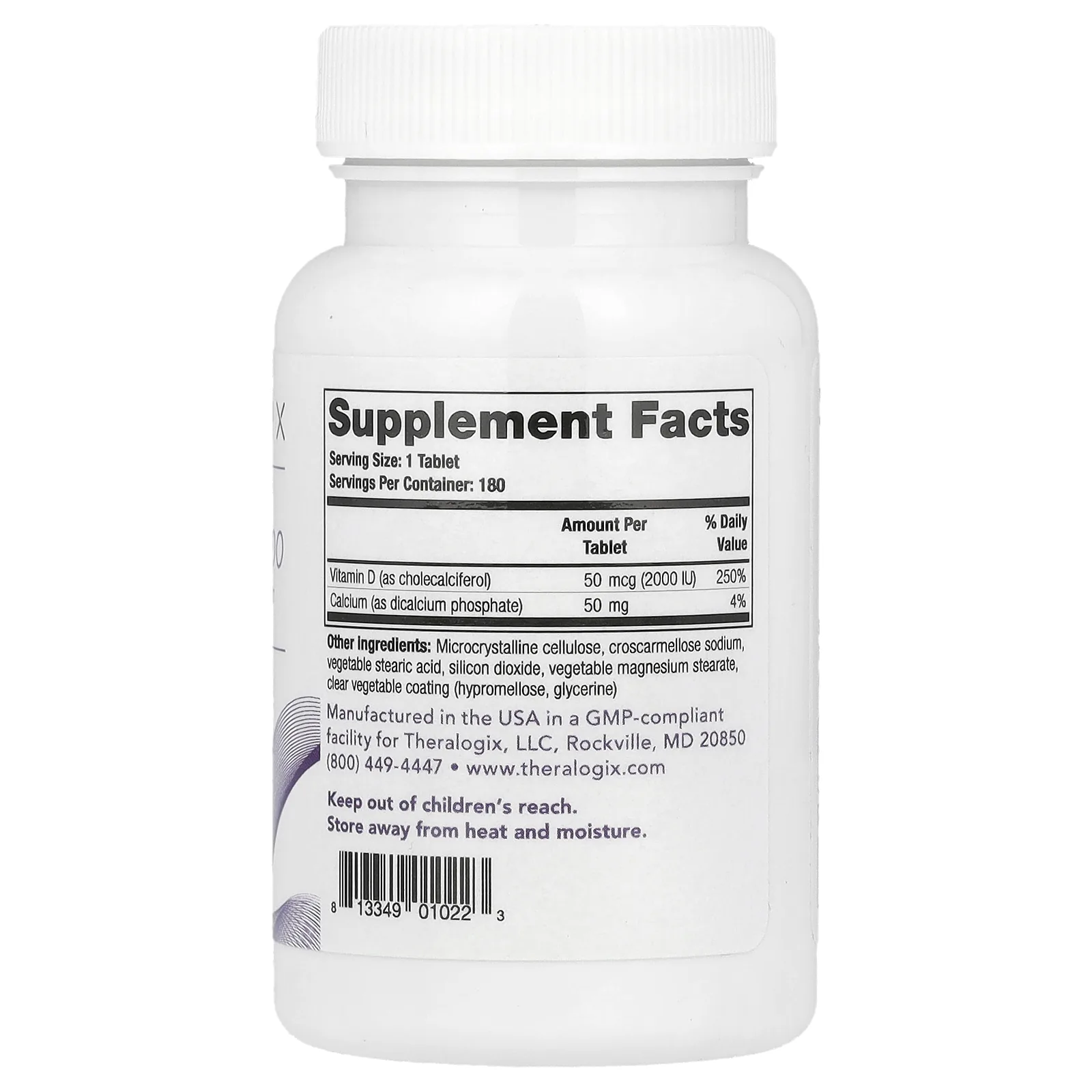 Theralogix, Thera-D 2000, 180 таблеток