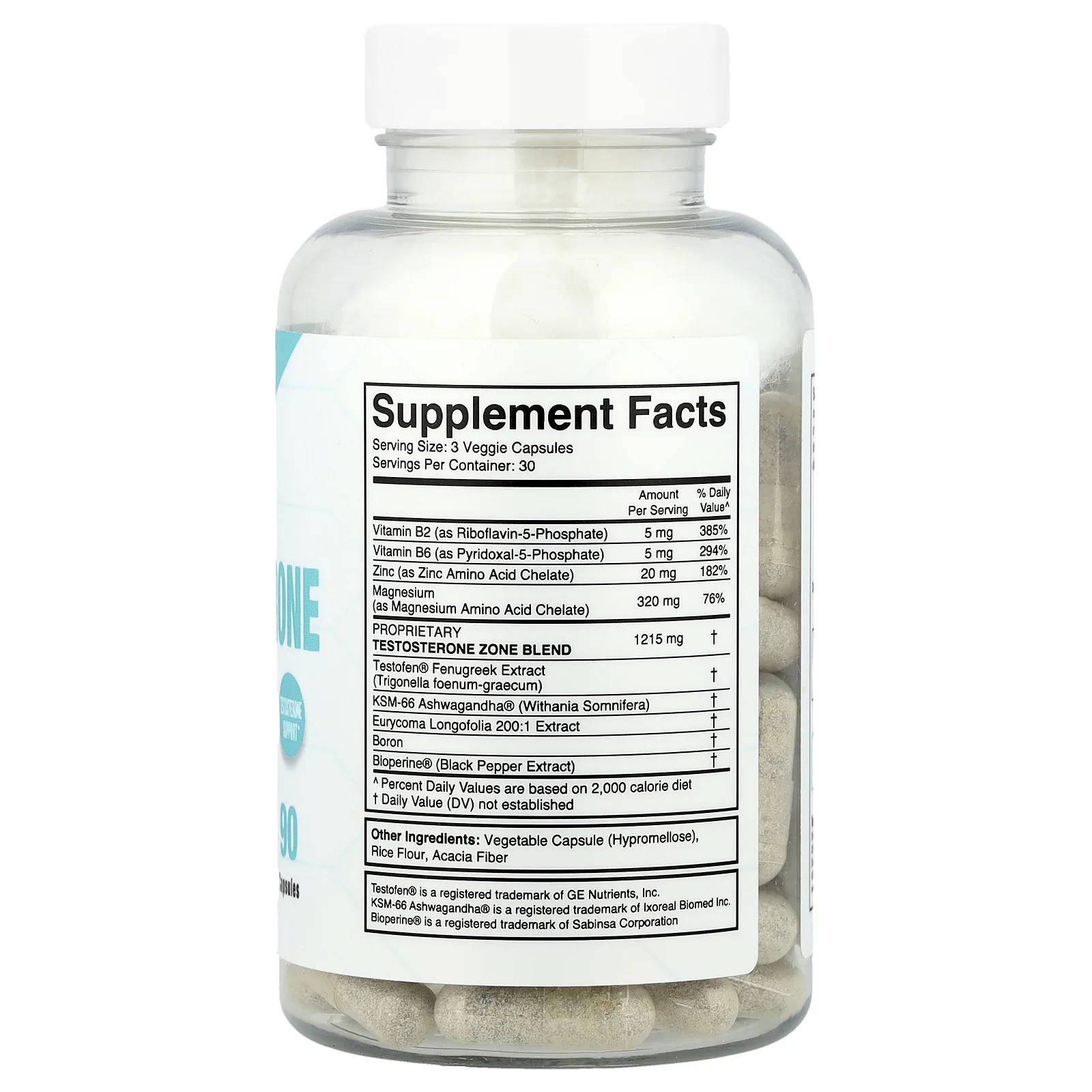 Divine Health, Дон Кольбер, доктор медицины Testosterone Zone, 90 капсул