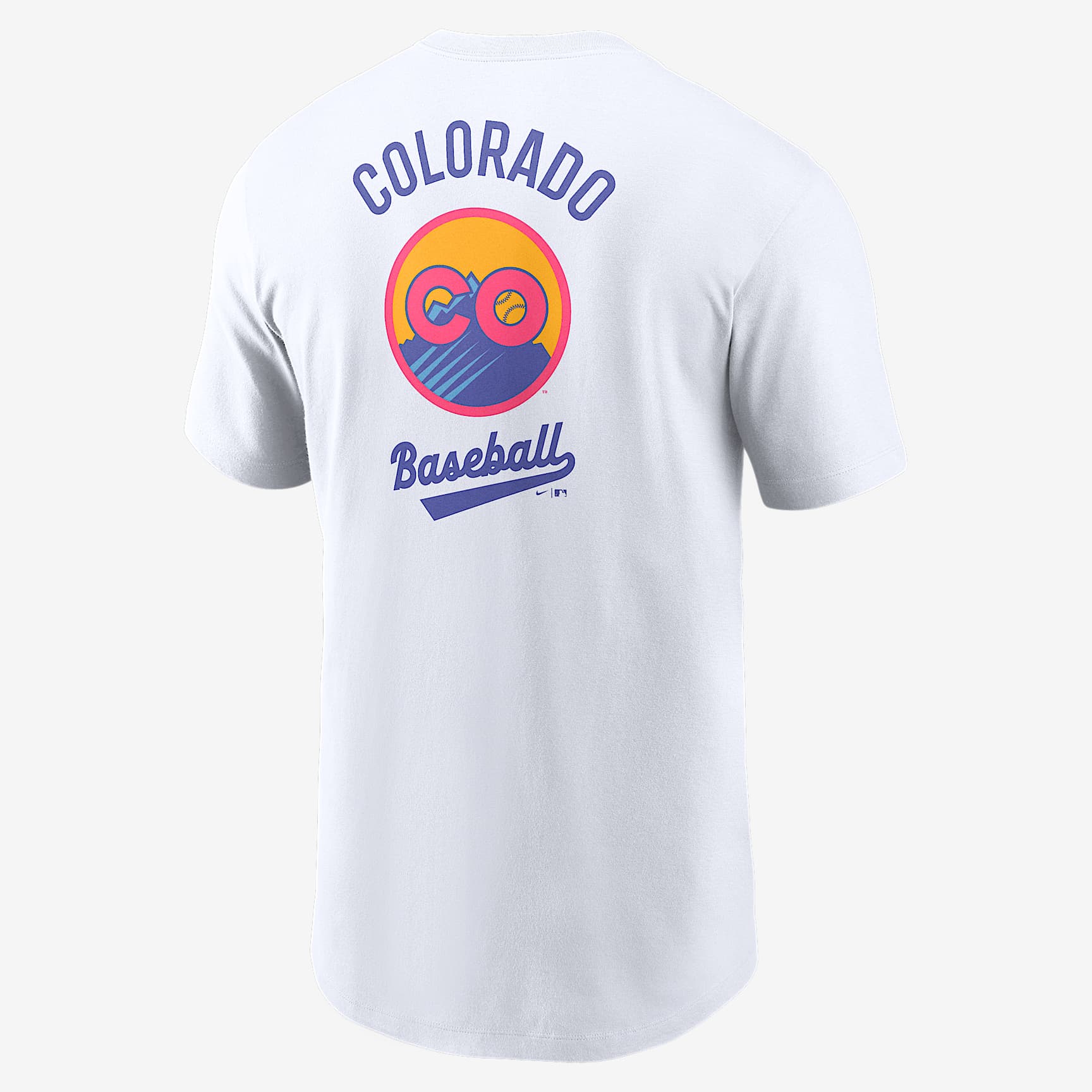 Colorado Rockies City Connect 2-Hit Men's Nike MLB T-Shirt