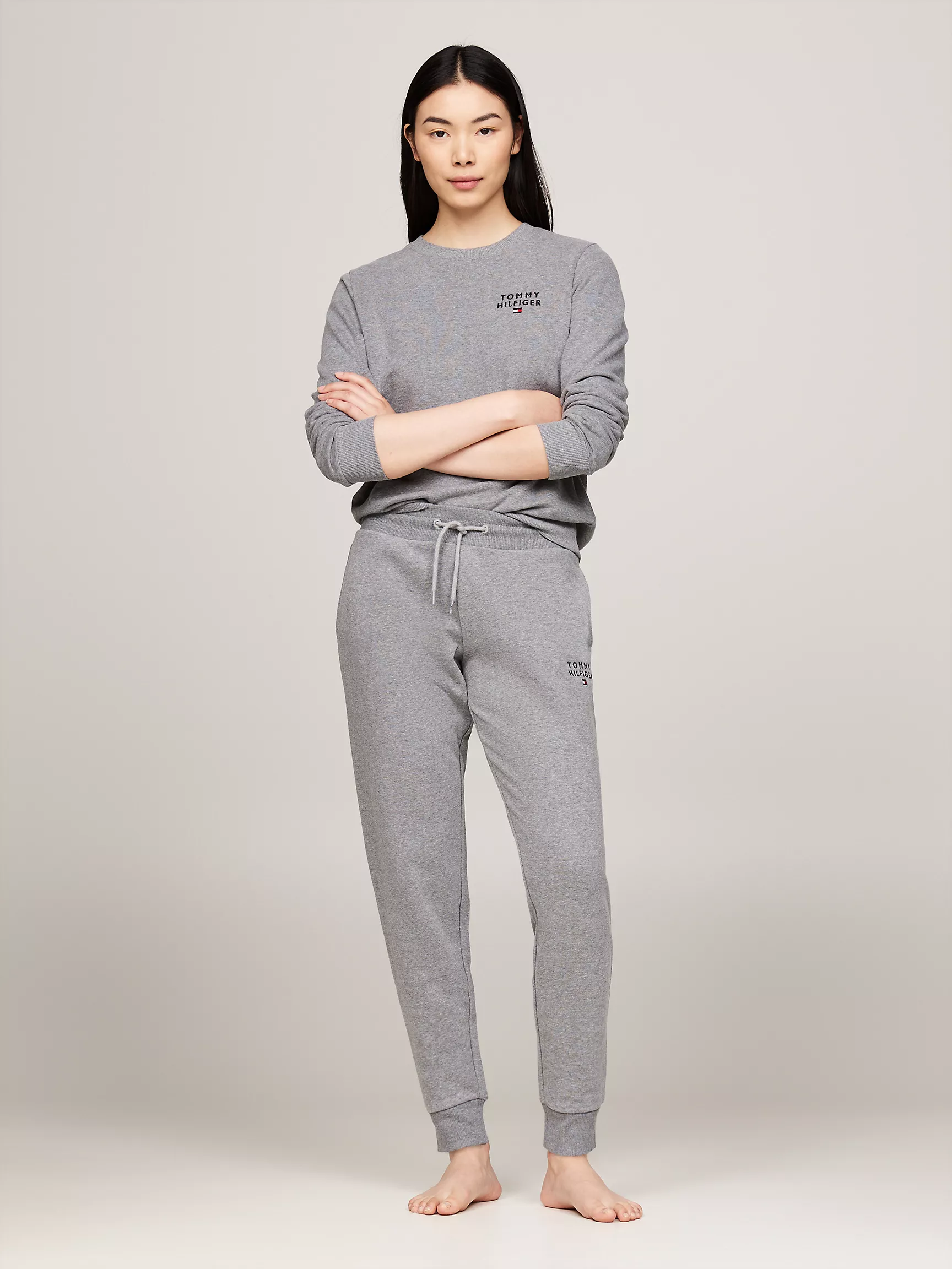 Женская толстовка Tommy Hilfiger, Однотонный топ для отдыха с логотипом