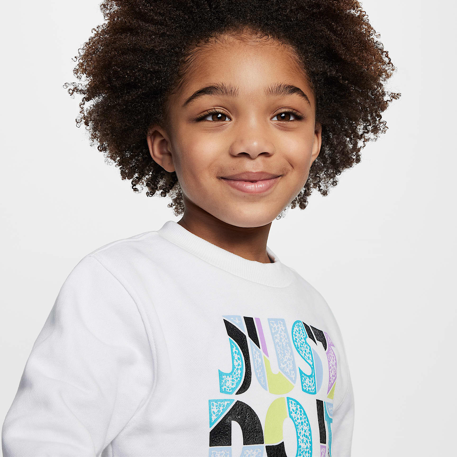 Nike Sportswear "Outside the Lines" Toddler French Terry Crew Top