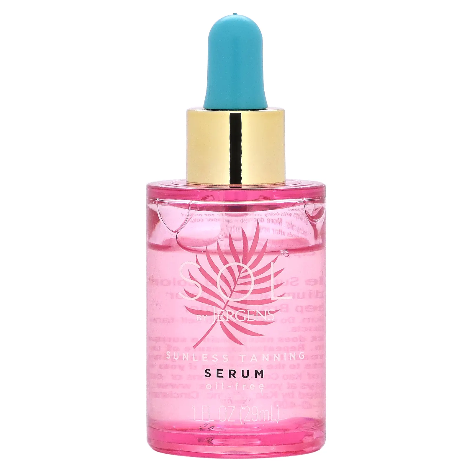 Jergens, Sol, Sunless Tanning, сыворотка для глубокого загара, 29 мл (1 жидк. Унция)