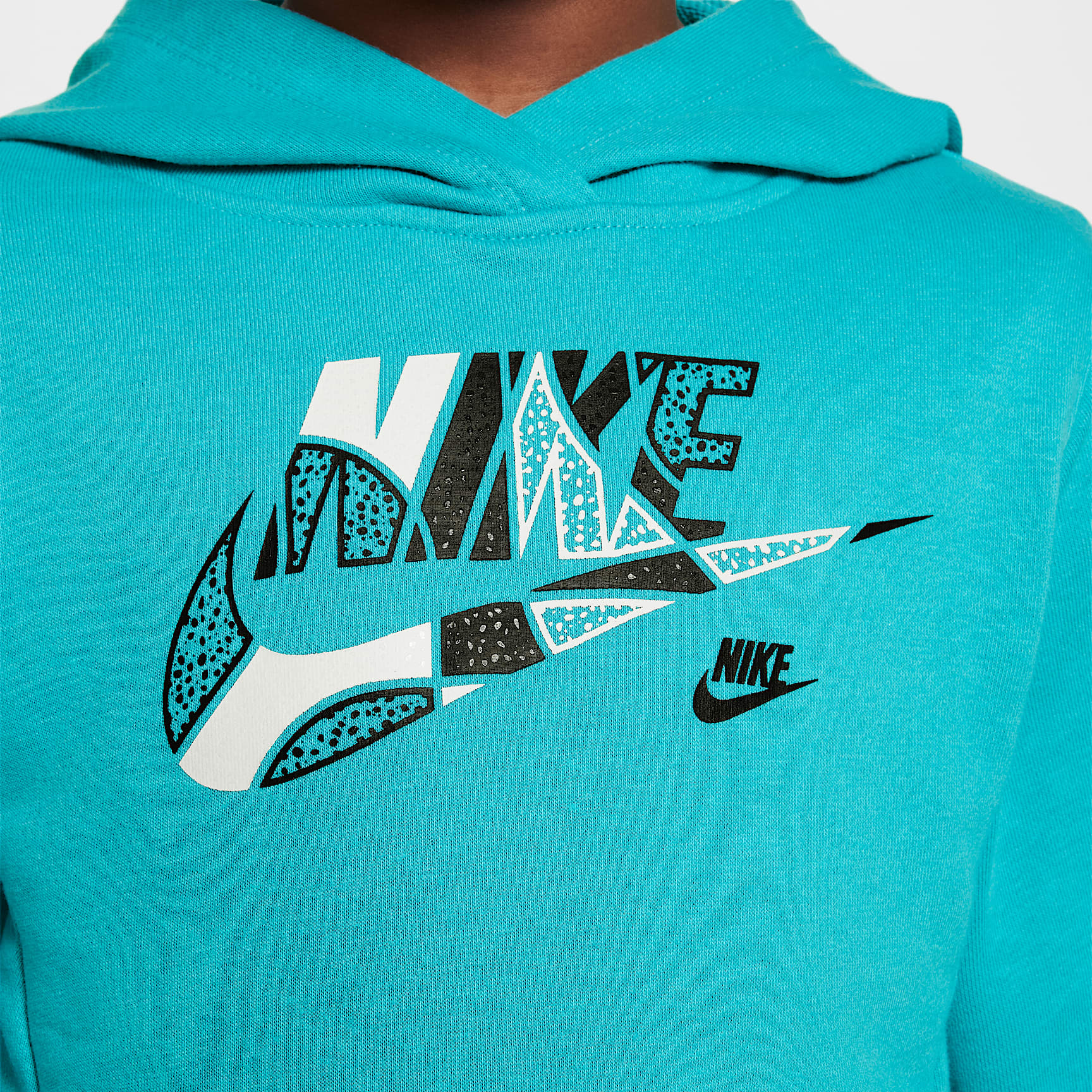 Nike Sportswear "Outside the Lines" Little Kids' French Terry Pullover Hoodie