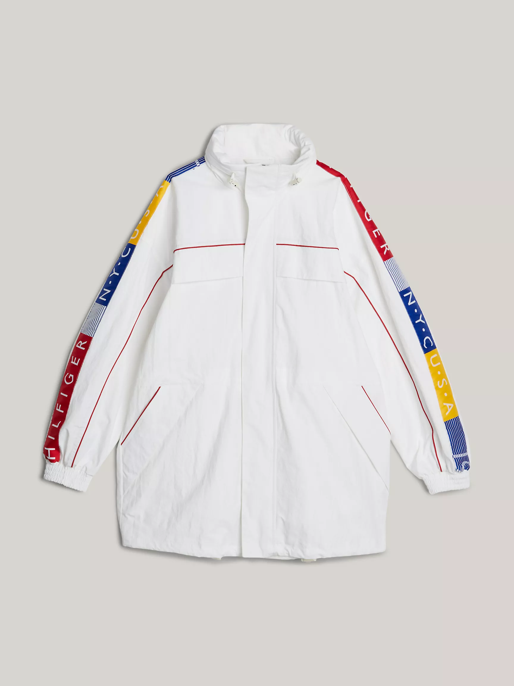 Мужская куртка Tommy Hilfiger, Ветровка Hilfiger Team с капюшоном