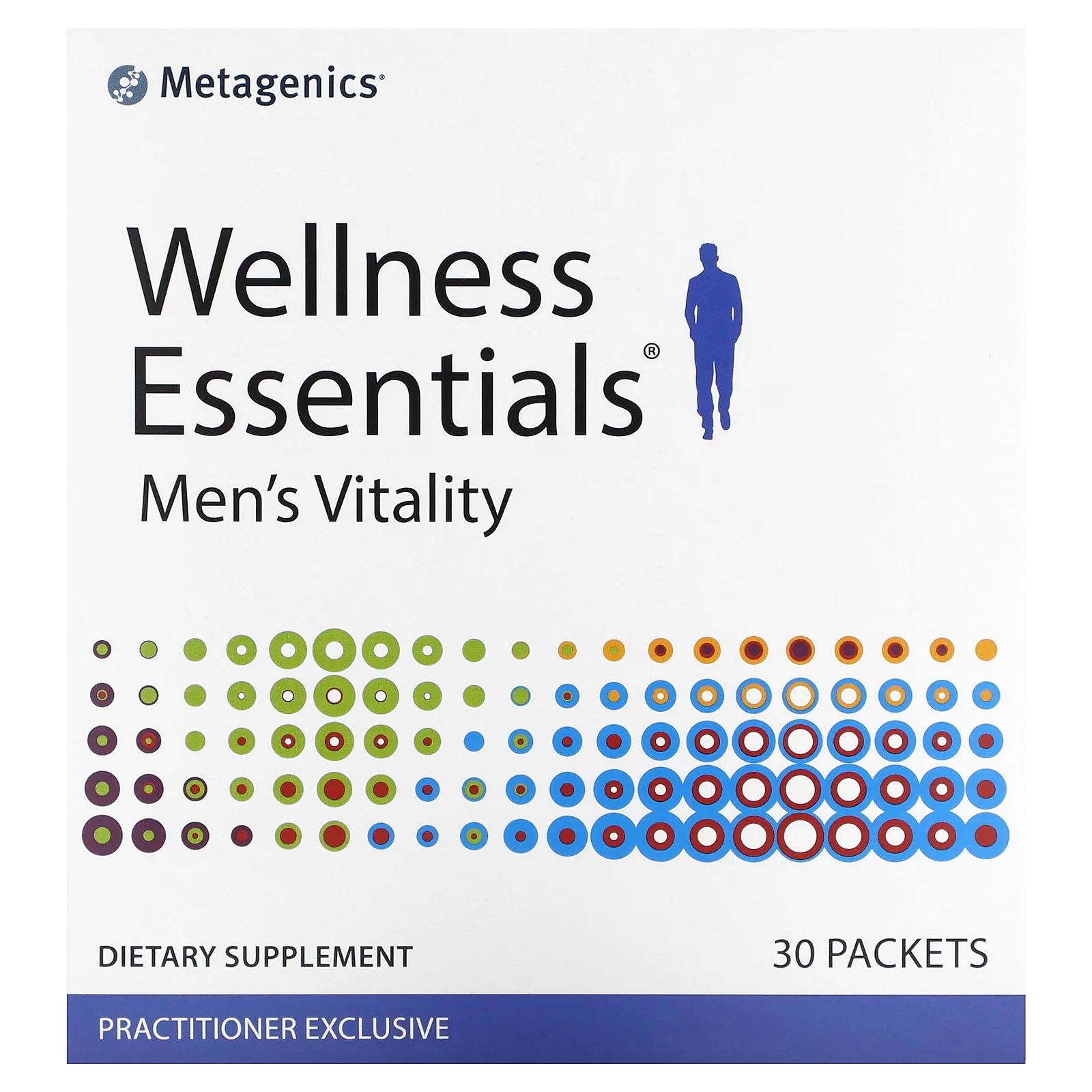 Metagenics, Wellness Essentials, Men's Vitality, 30 пакетиков