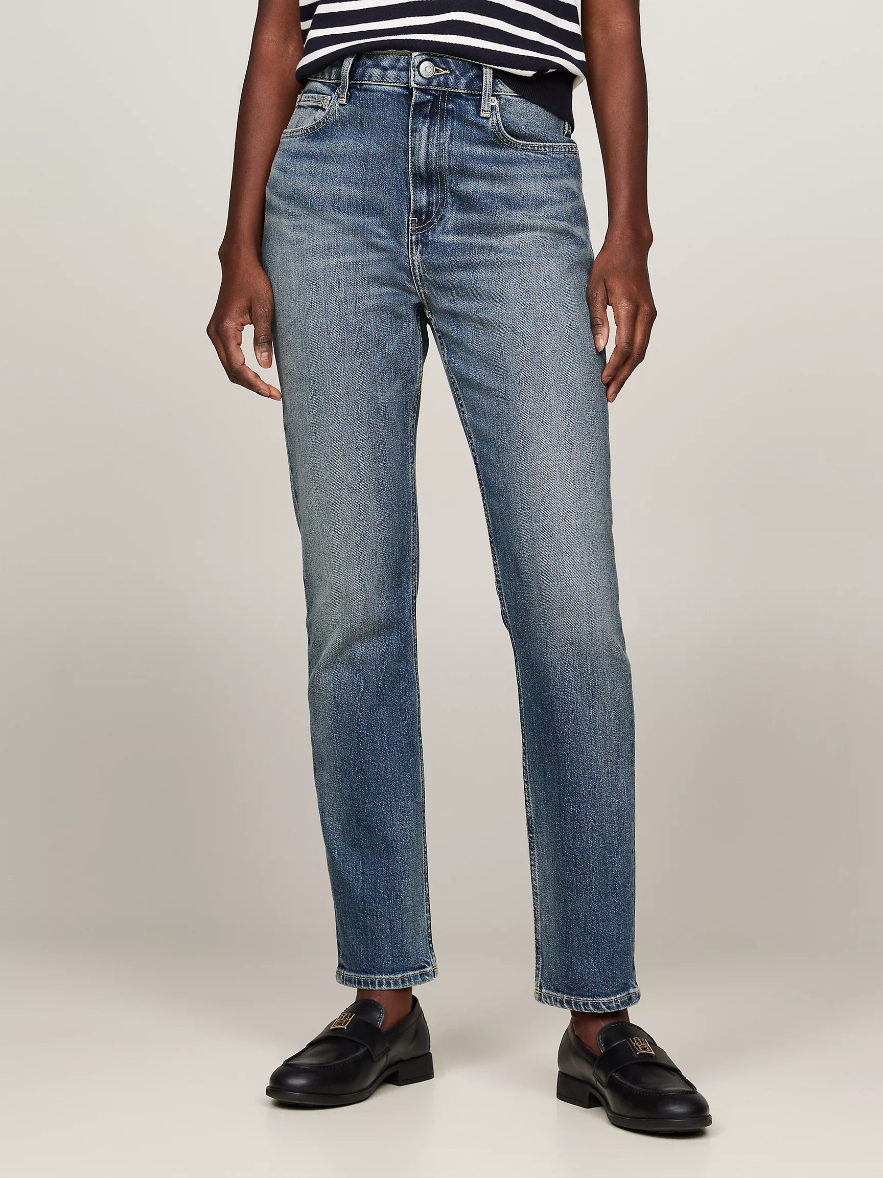 Женские джинсы Tommy Hilfiger, Джинсы с высокой посадкой, узкого кроя cigarette