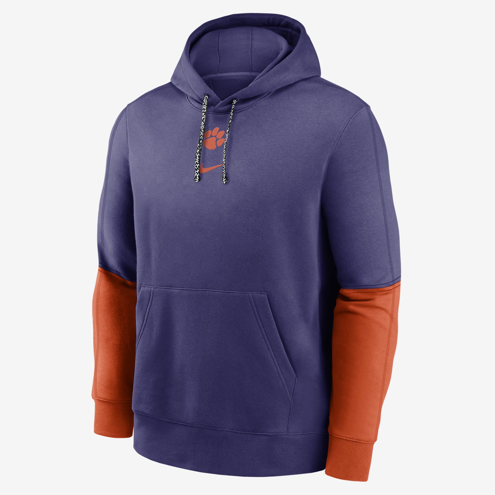 Clemson Tigers Sideline Team Issue Club Men's Nike College Pullover Hoodie