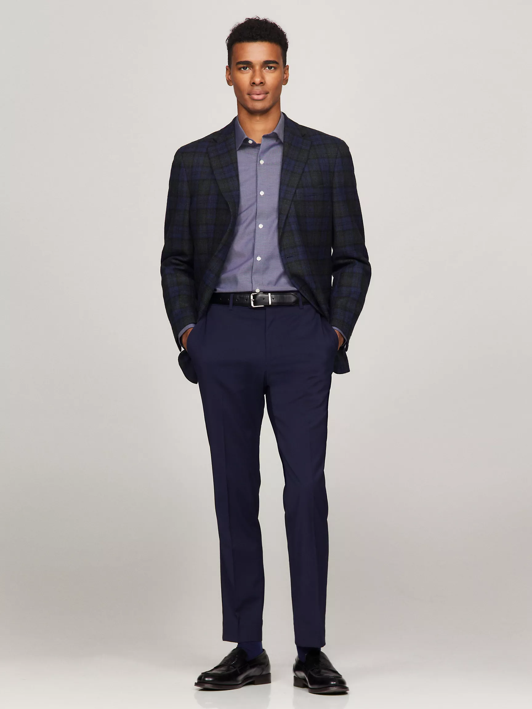 Мужская рубашка Tommy Hilfiger, Приталенная рубашка THFlex