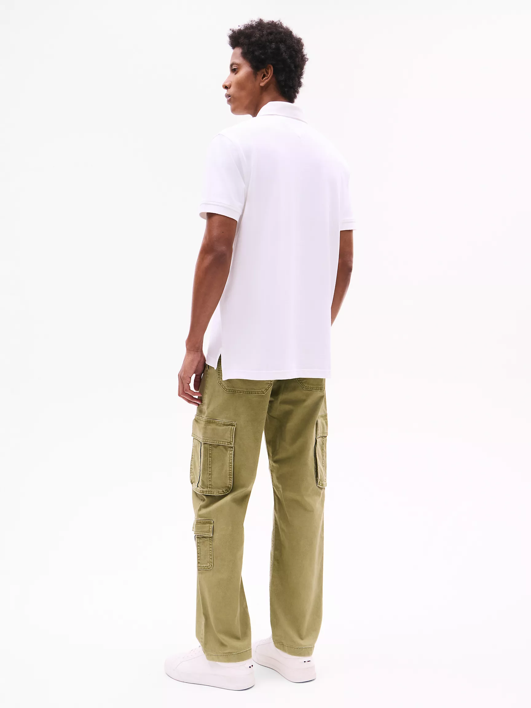 Мужское поло Tommy Hilfiger, Эластичное поло стандартного кроя Tommy