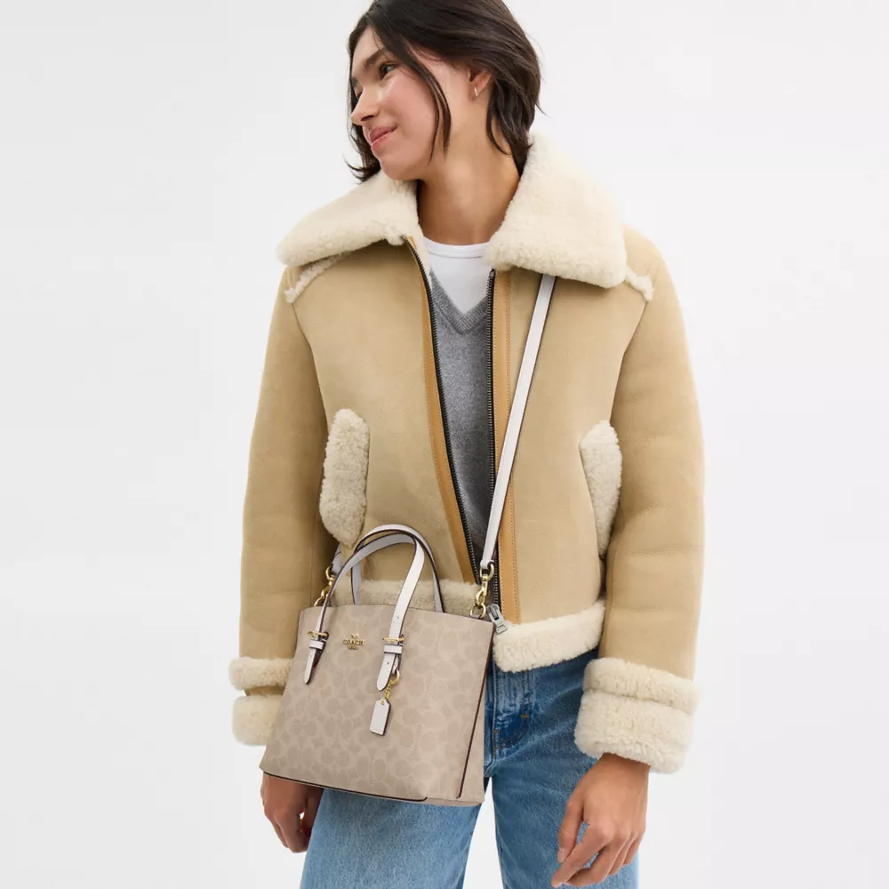 Сумка COACH Mollie Tote Bag 25 In Signature Canvas