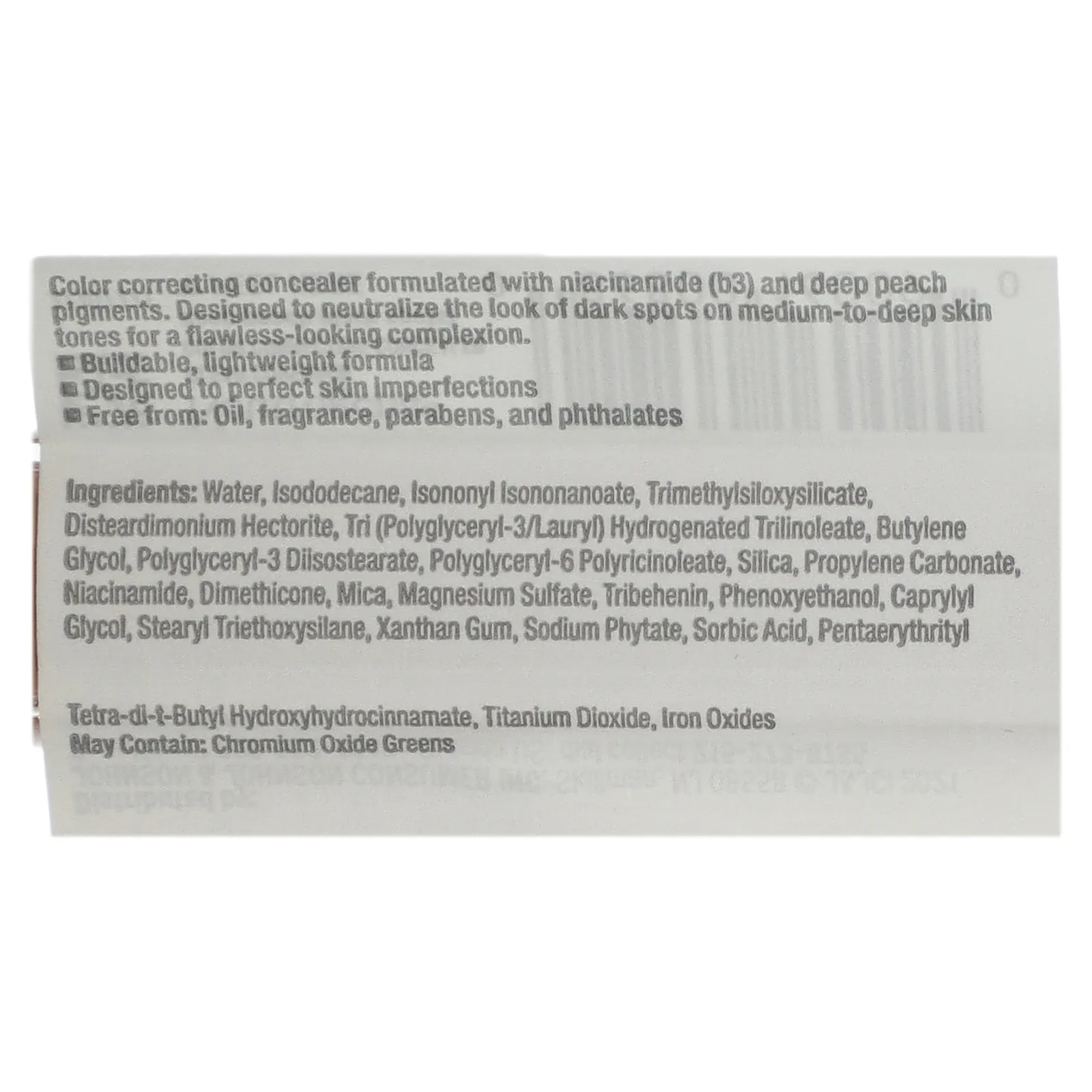 Neutrogena, Clear Coverage, консилер для коррекции цвета, насыщенный персик (темные пятна), 7,1 мл (0,24 жидк. Унции)