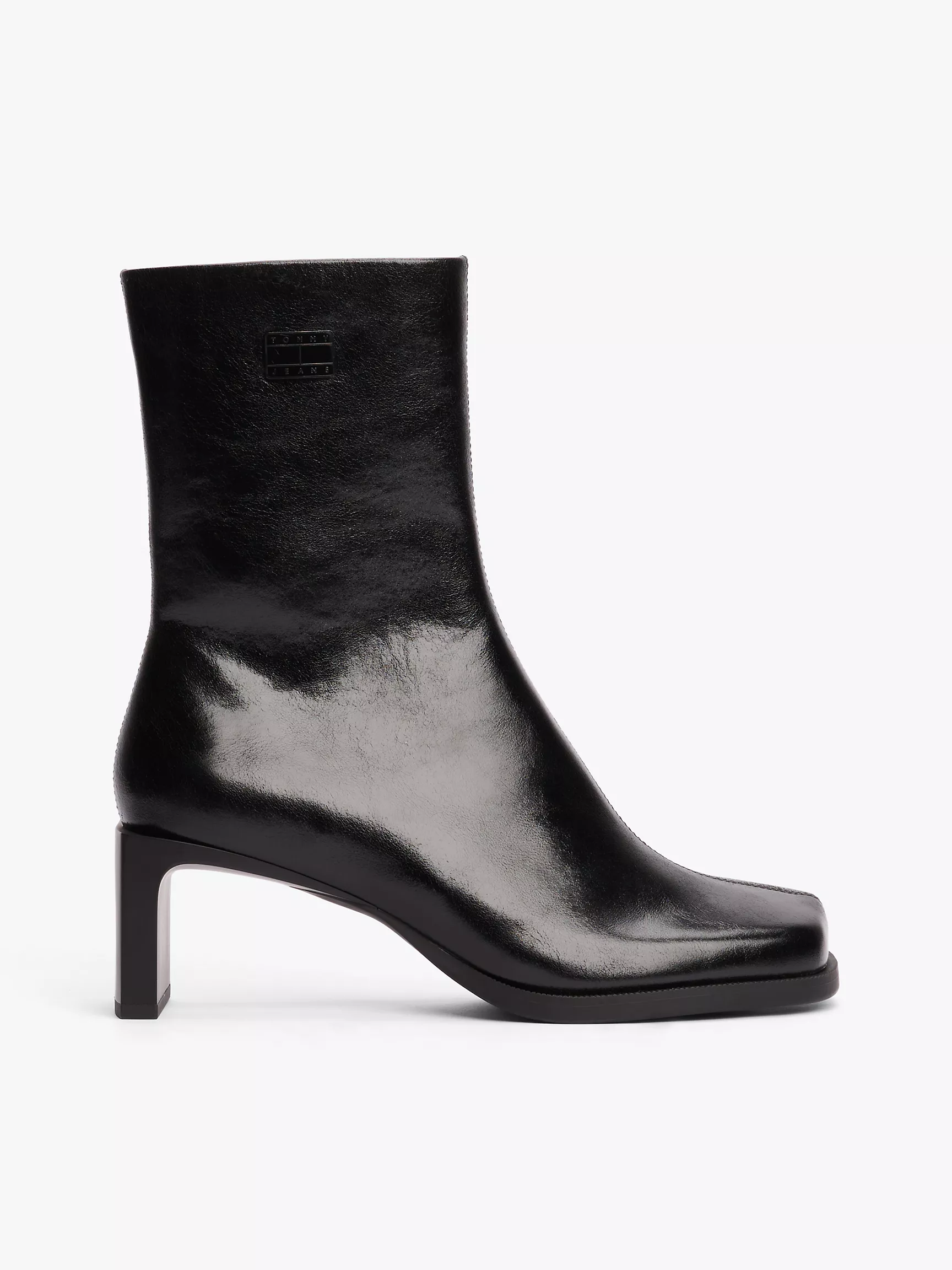 Женские ботинки Tommy Hilfiger, Кожаные ботинки с логотипом TJ