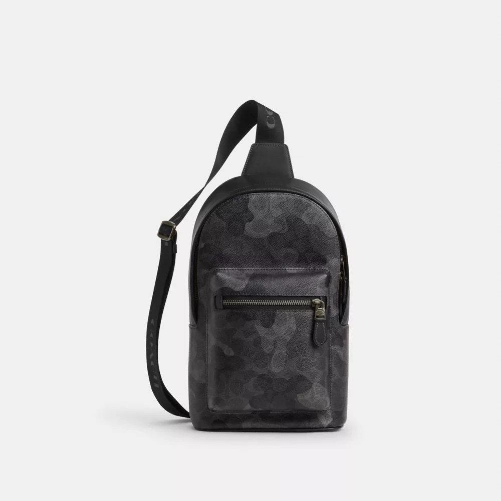 Сумка COACH West Pack In Signature Camo Print