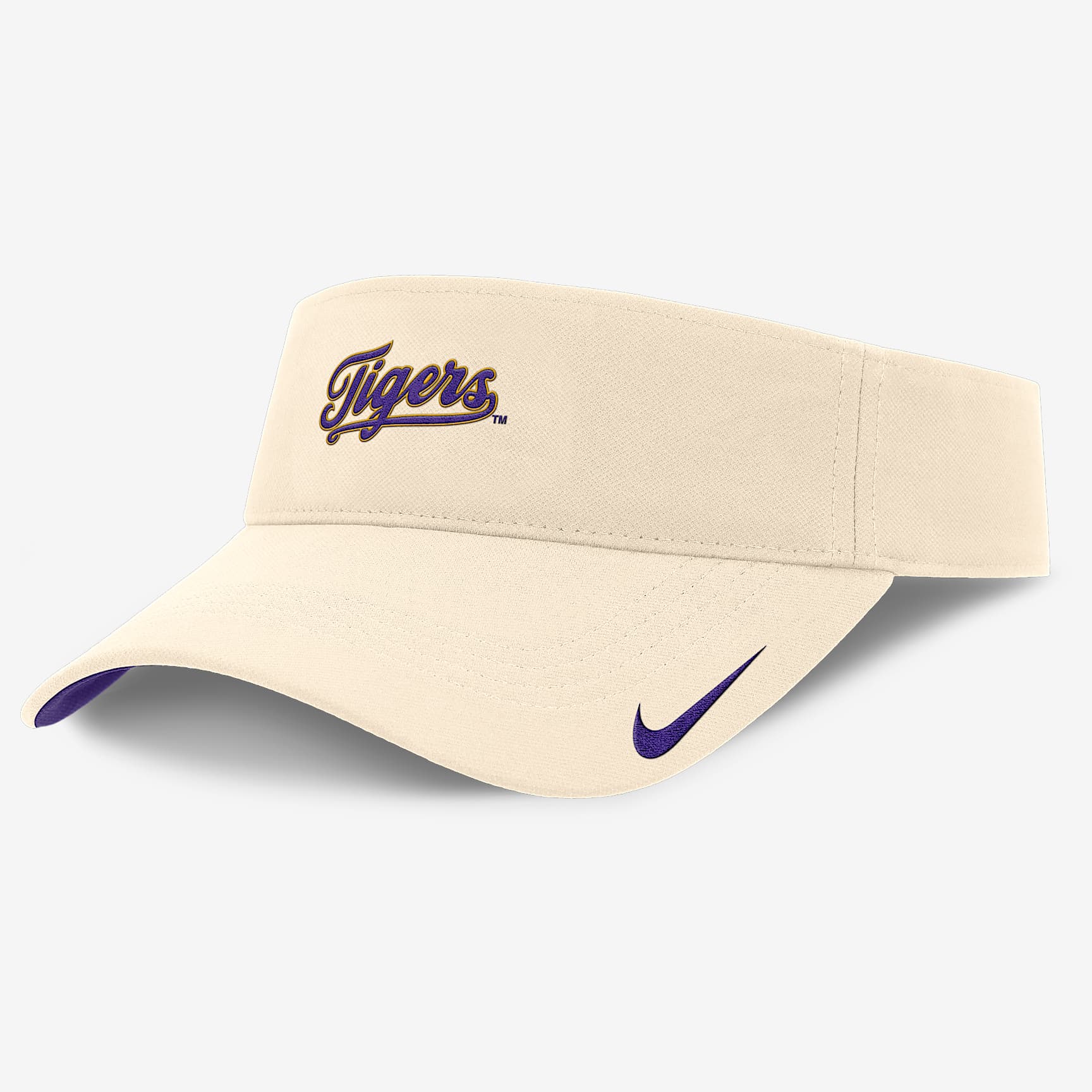 LSU Tigers Primetime Ace Men's Nike Dri-FIT College Adjustable Visor