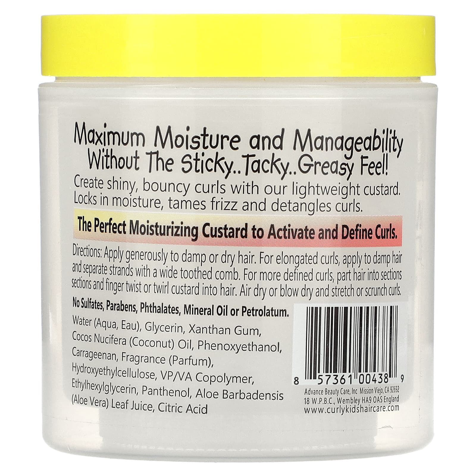 CurlyKids, Уход за волосами смешанной текстуры, заварной крем для детей, 180 г (6 унций)