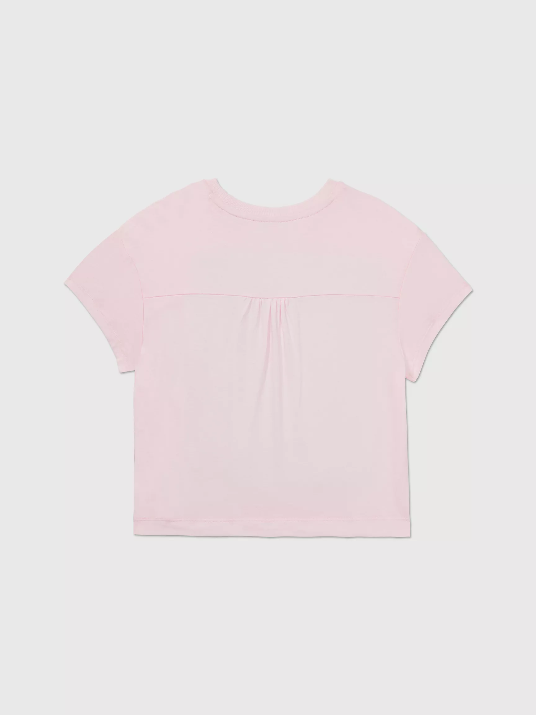 Футболка для девочек Tommy Hilfiger, Детская футболка из сатина с аппликацией логотипа