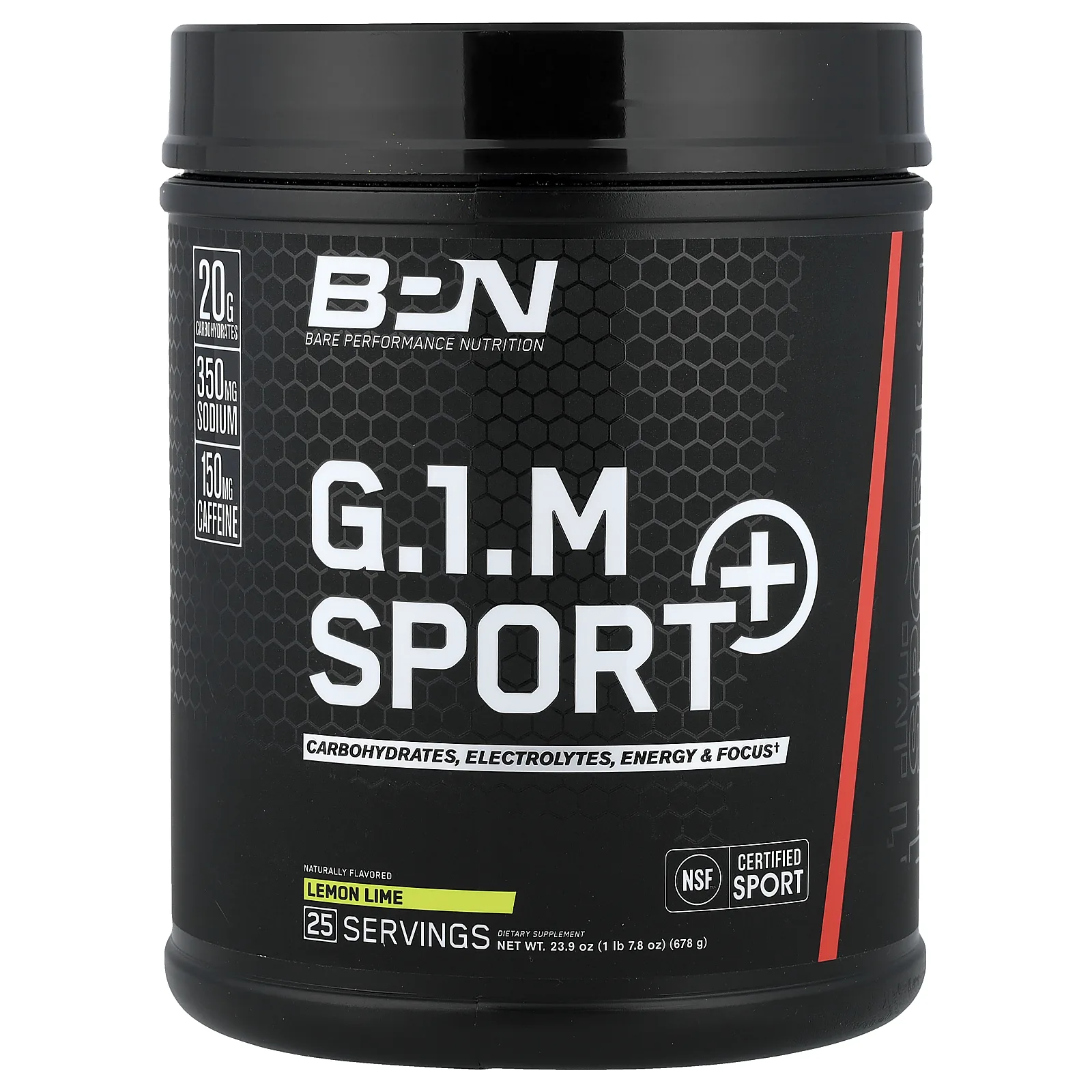 BPN, G.1.M Sport+, со вкусом лимона и лайма, 678 г (1 фунт 7,8 унции)
