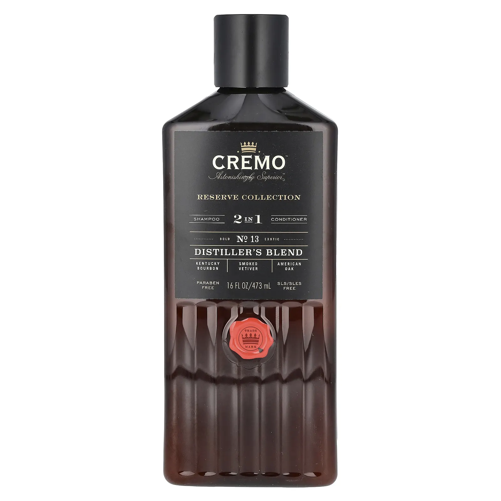 Cremo, Reserve Blend, шампунь и кондиционер 2 в 1, № 13, смесь Distillers, смесь Reserve, 473 мл (16 жидк. Унций)