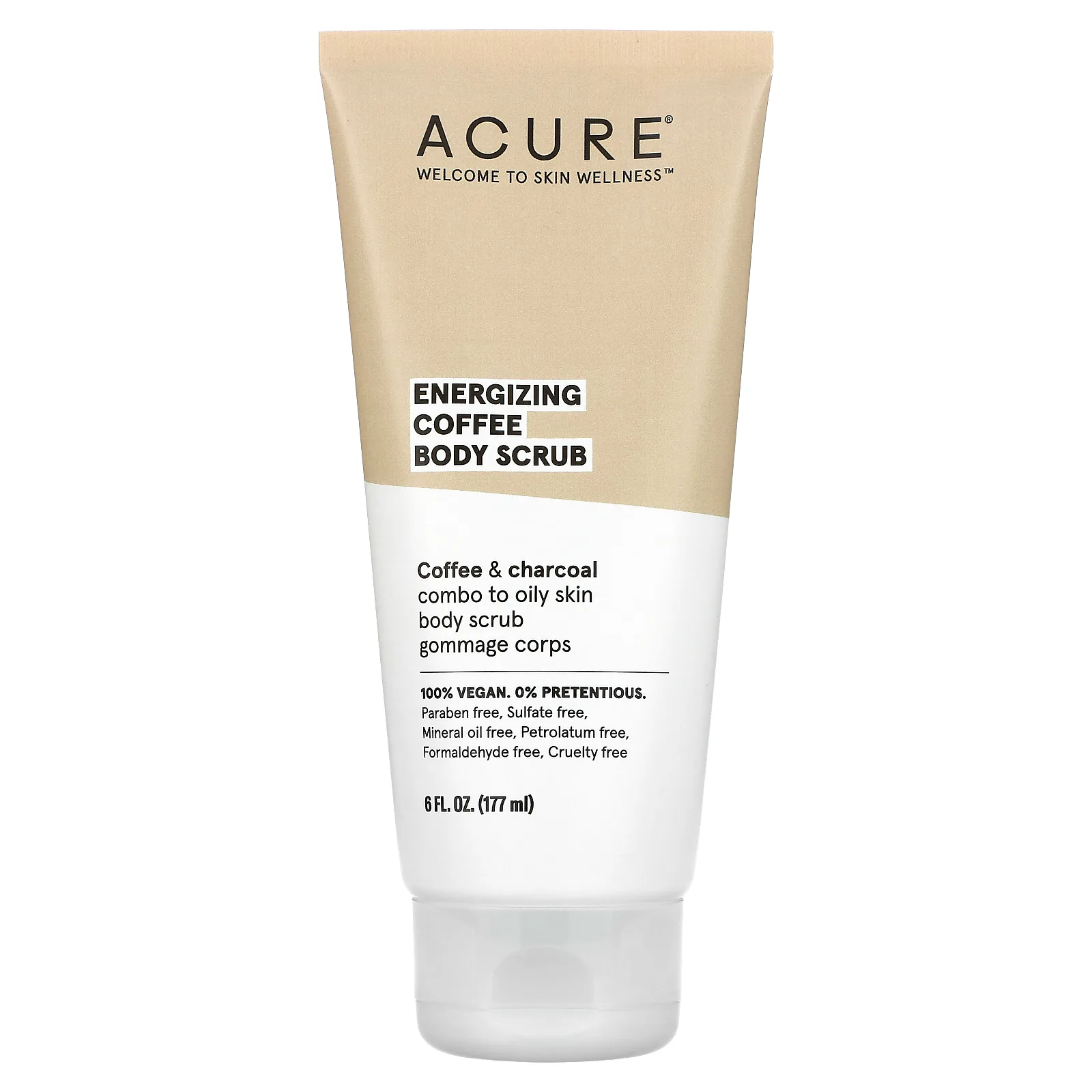 ACURE, Энергетический скраб для тела с кофе, 6 жидких унций (177 мл)