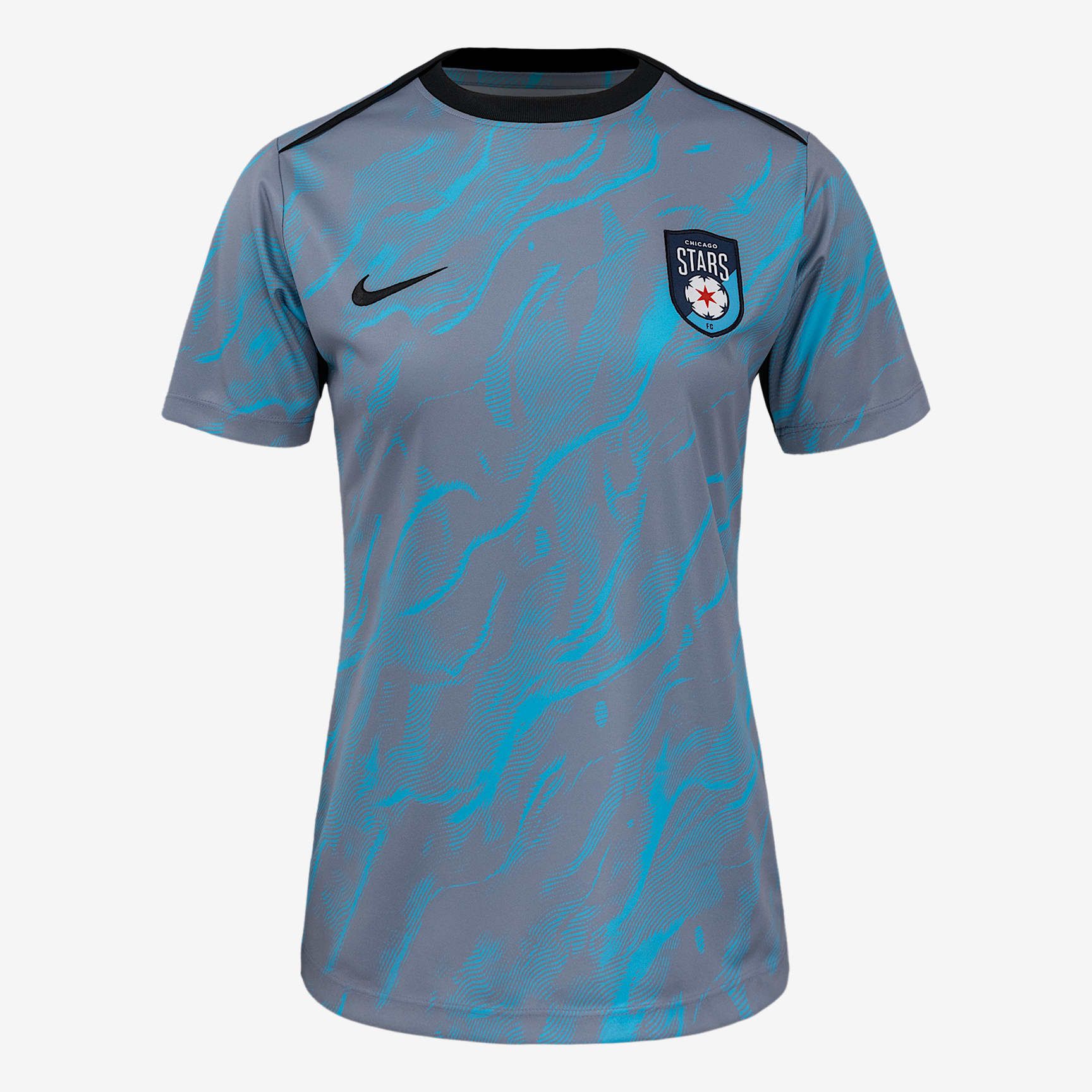 Chicago Stars FC 2025 Women's Nike NWSL Short-Sleeve Pre-Match Top