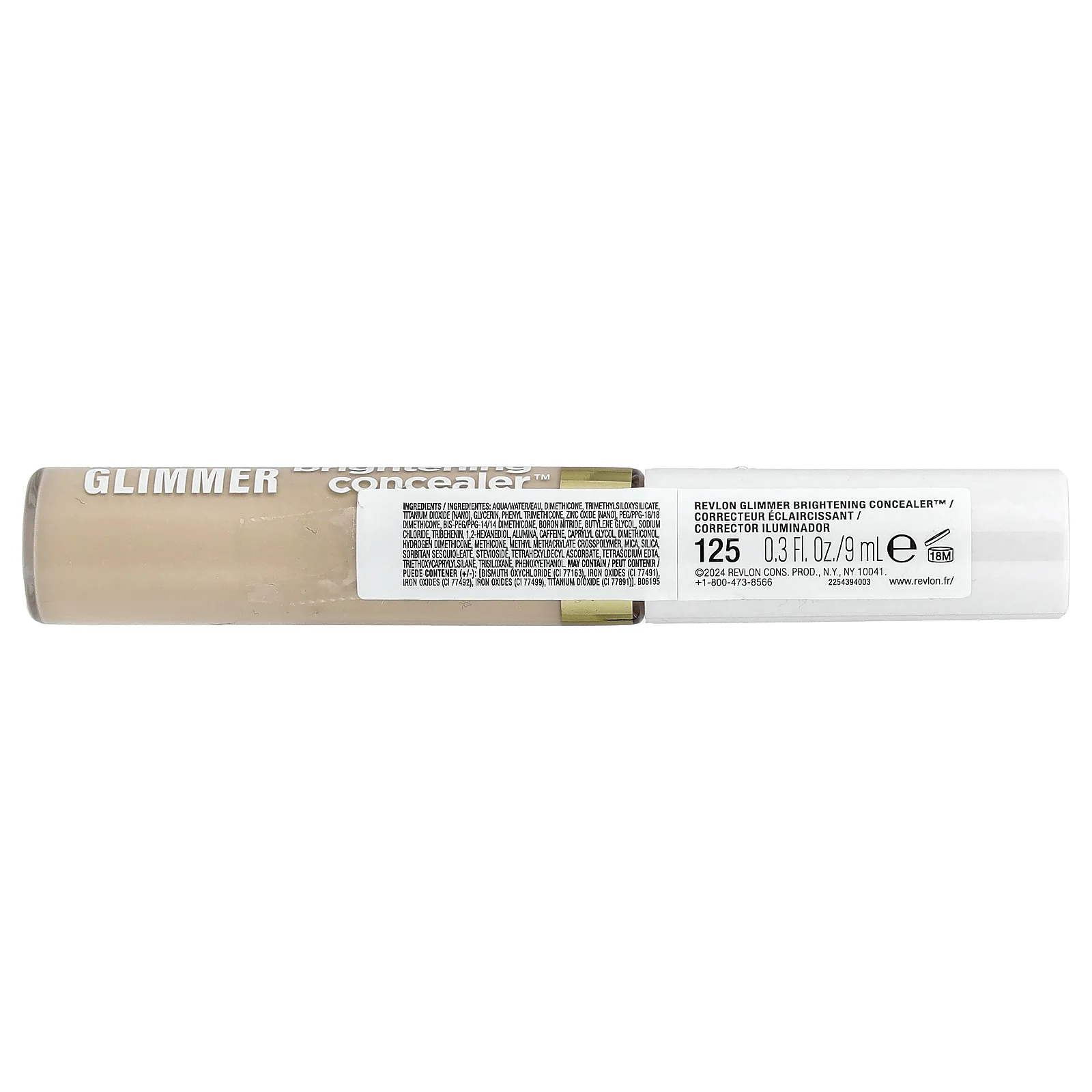 Revlon, Glmer, Brightened Concealer™, консилер, 125 шт., 9 мл (0,3 жидк. унции)