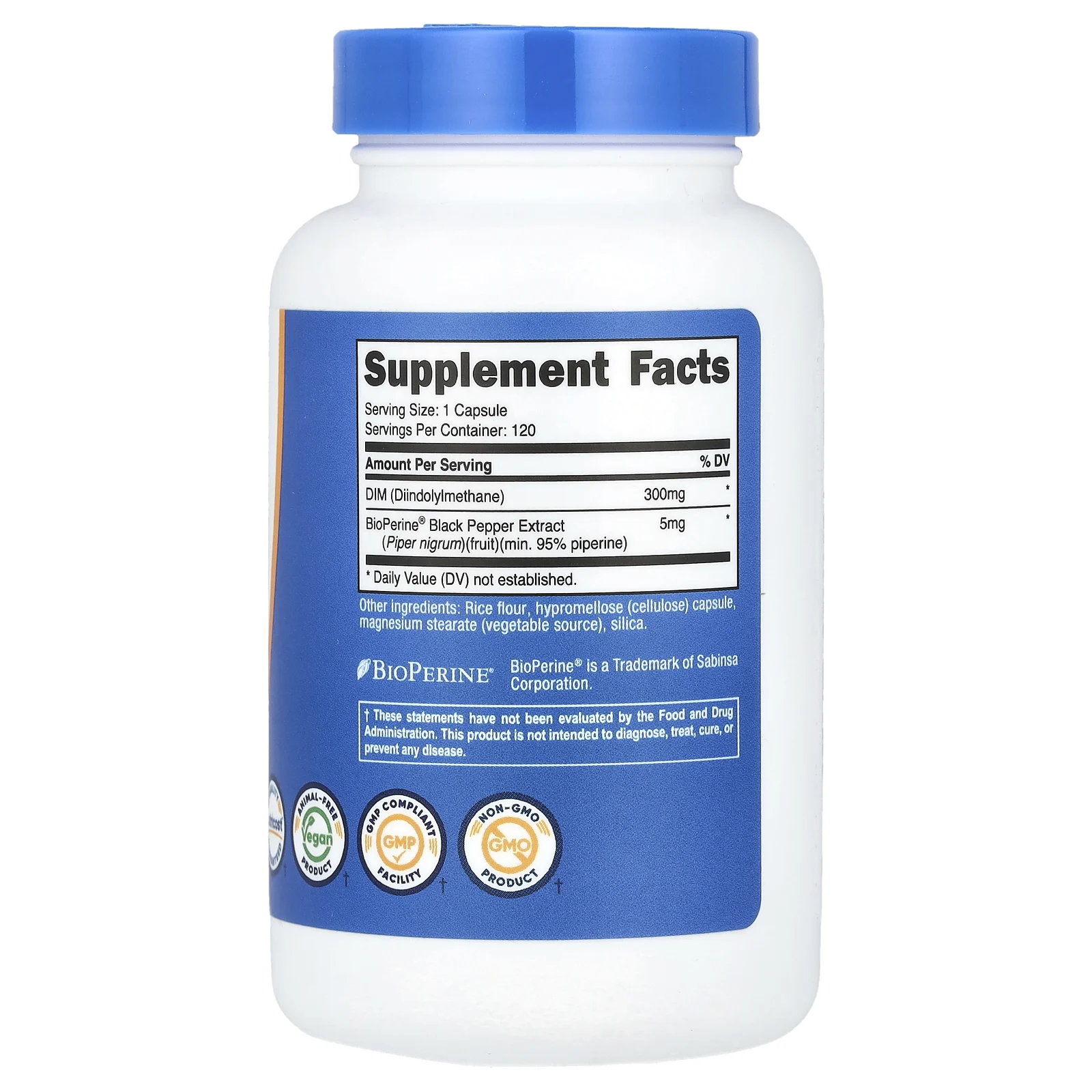 Nutricost, DIM, 300 мг, 120 капсул