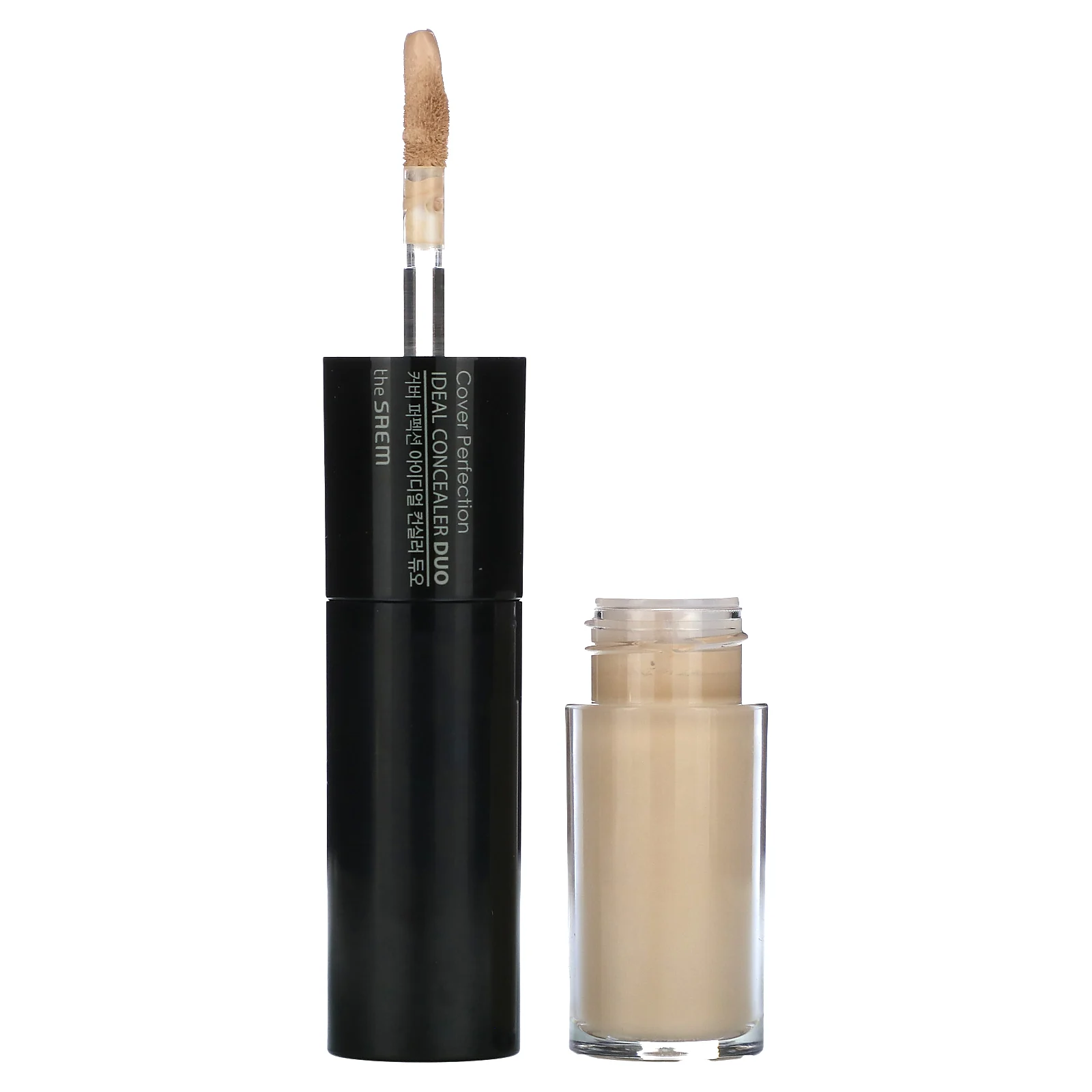 The Saem, Cover Perfection, Ideal Concealer Duo, 1,5 натуральный бежевый, 1 шт.
